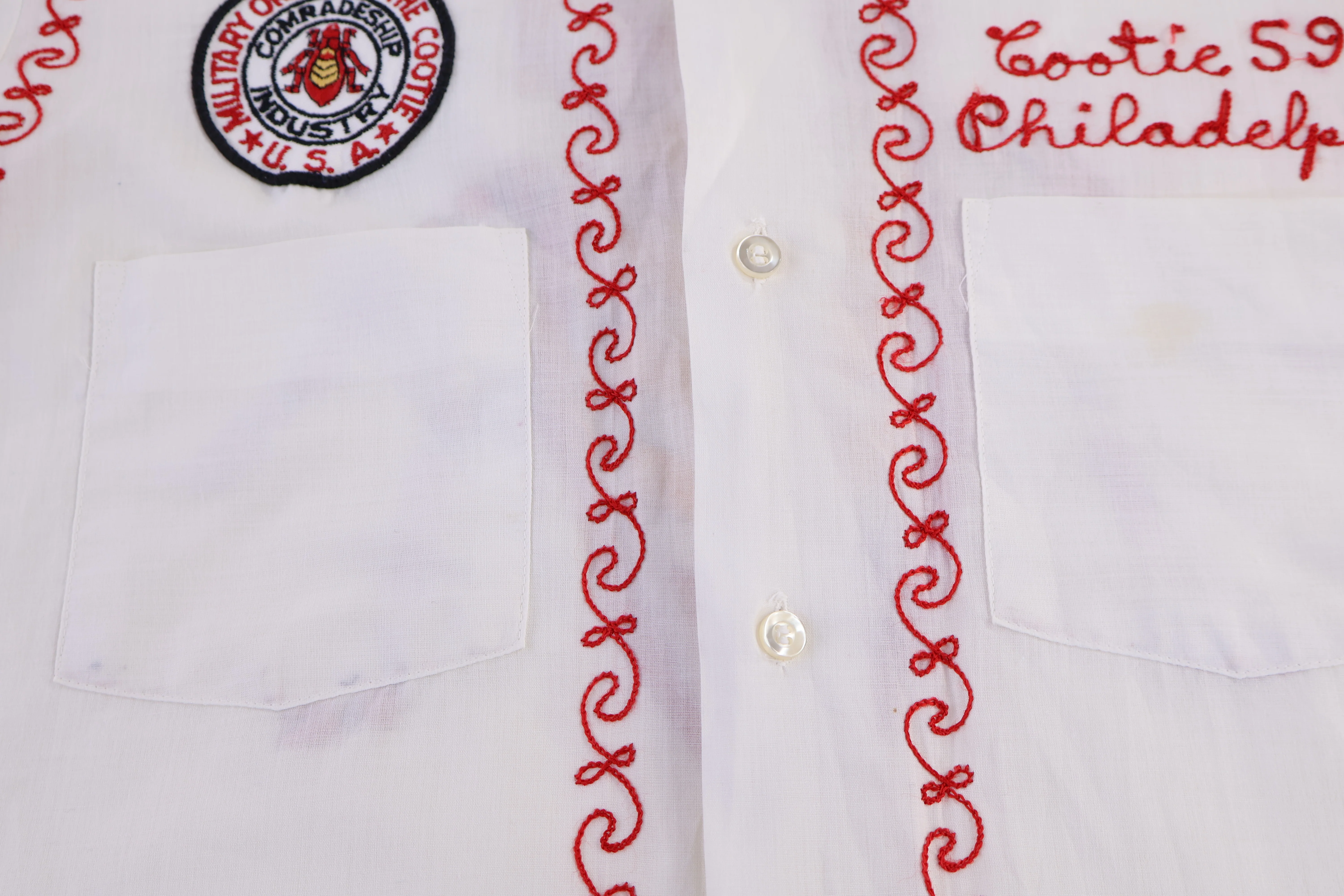 70's The Military Order of The Cootie Button Down - Image 3