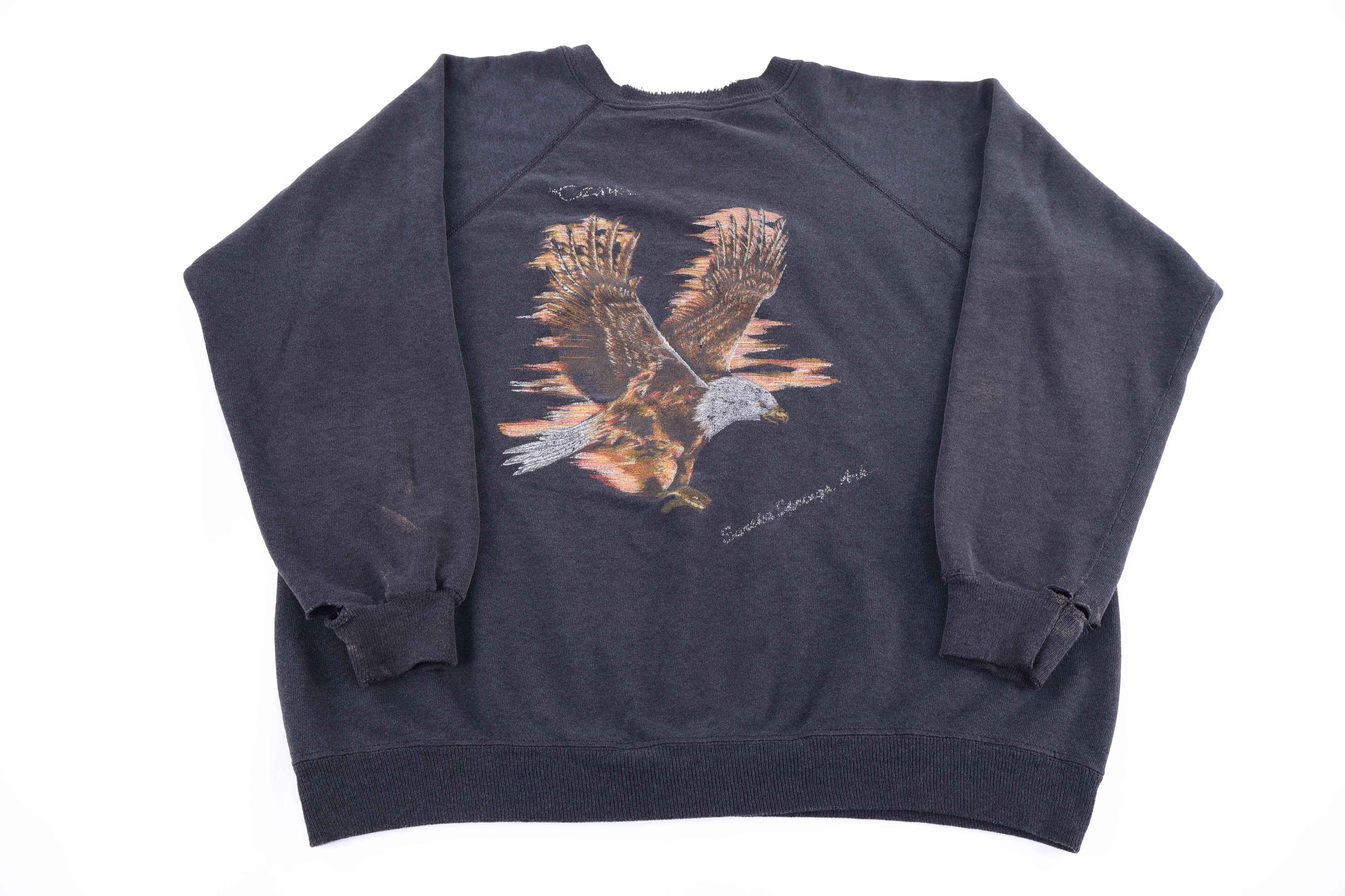 80's Arkansas Eagle Graphic Sweatshirt