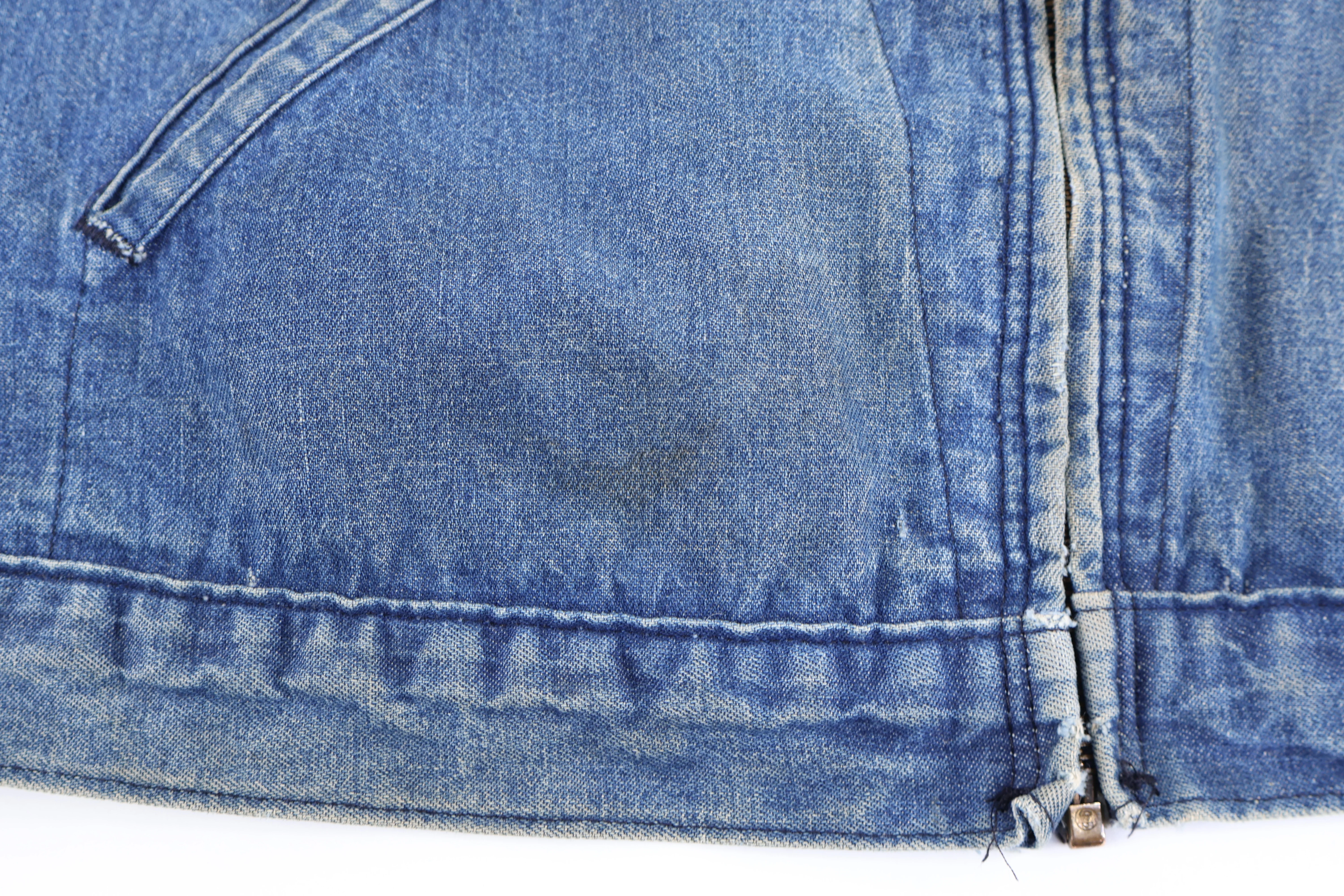 80's Big Ben Blanket Lined Denim Jacket - Image 3