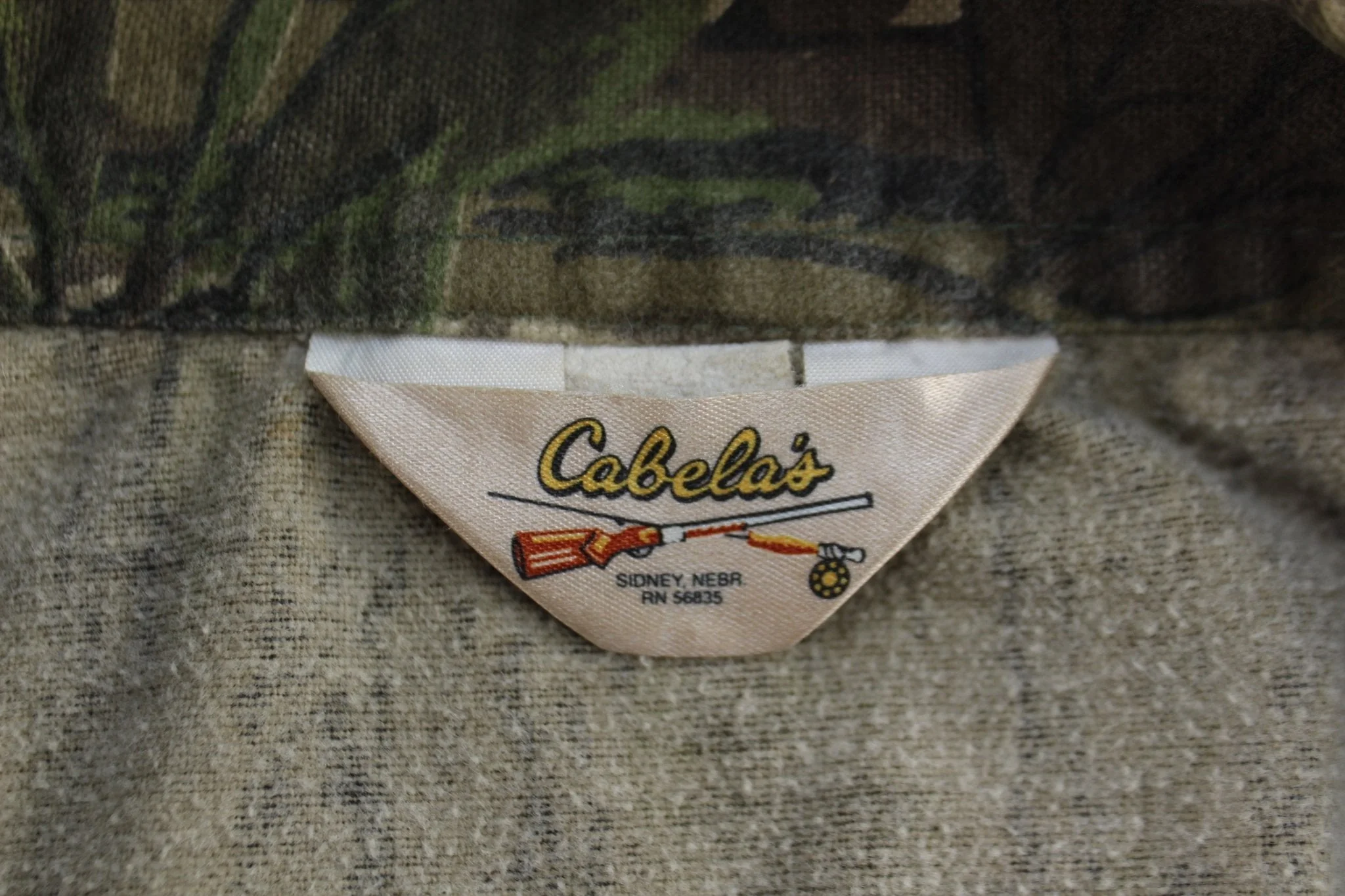 80's Cabela's Camo Full Zip Jacket - Image 3