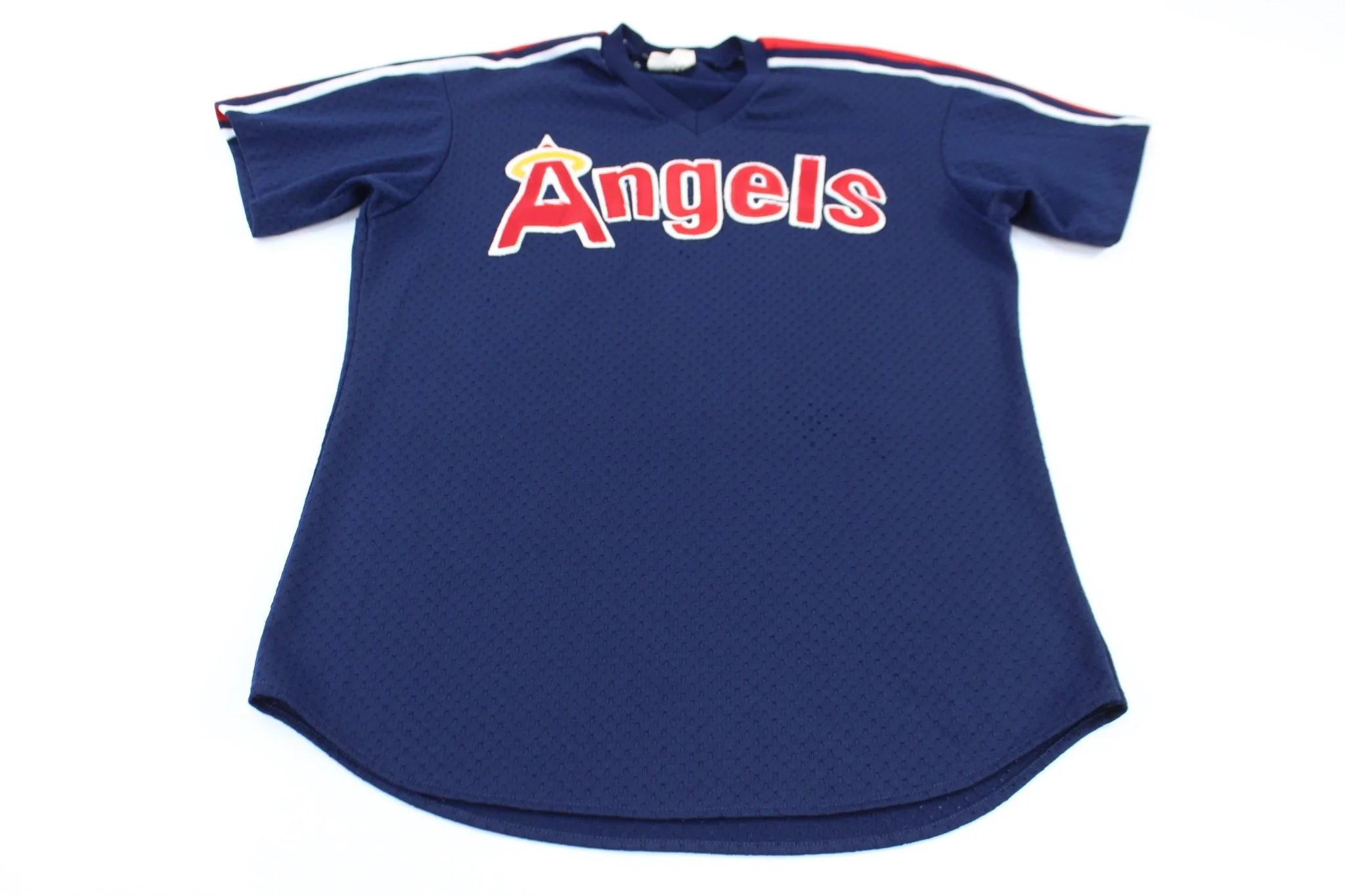 80's California Angels Embroidered Baseball Jersey