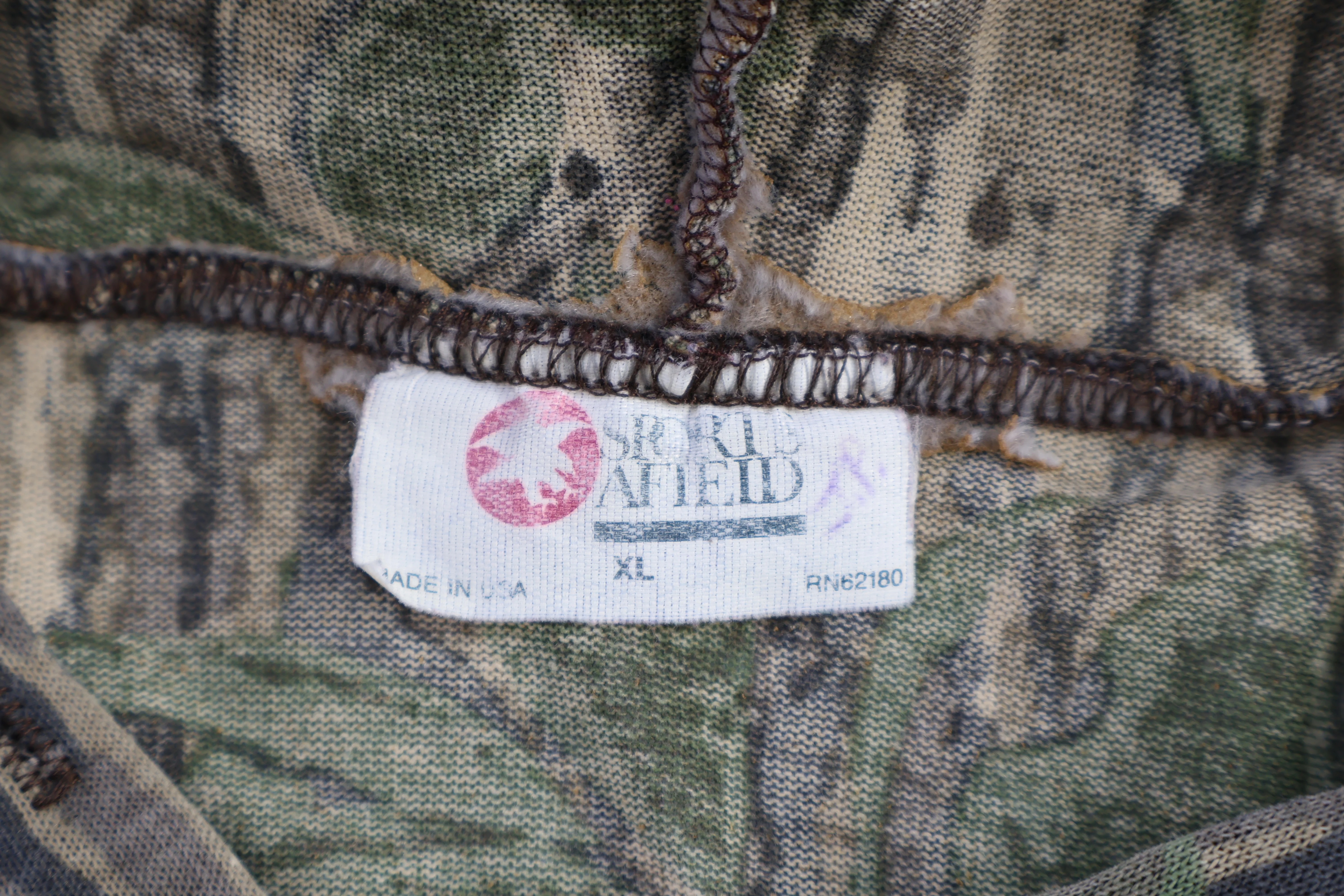 80's Camo Full Zip Lightweight Hoodie - Image 3