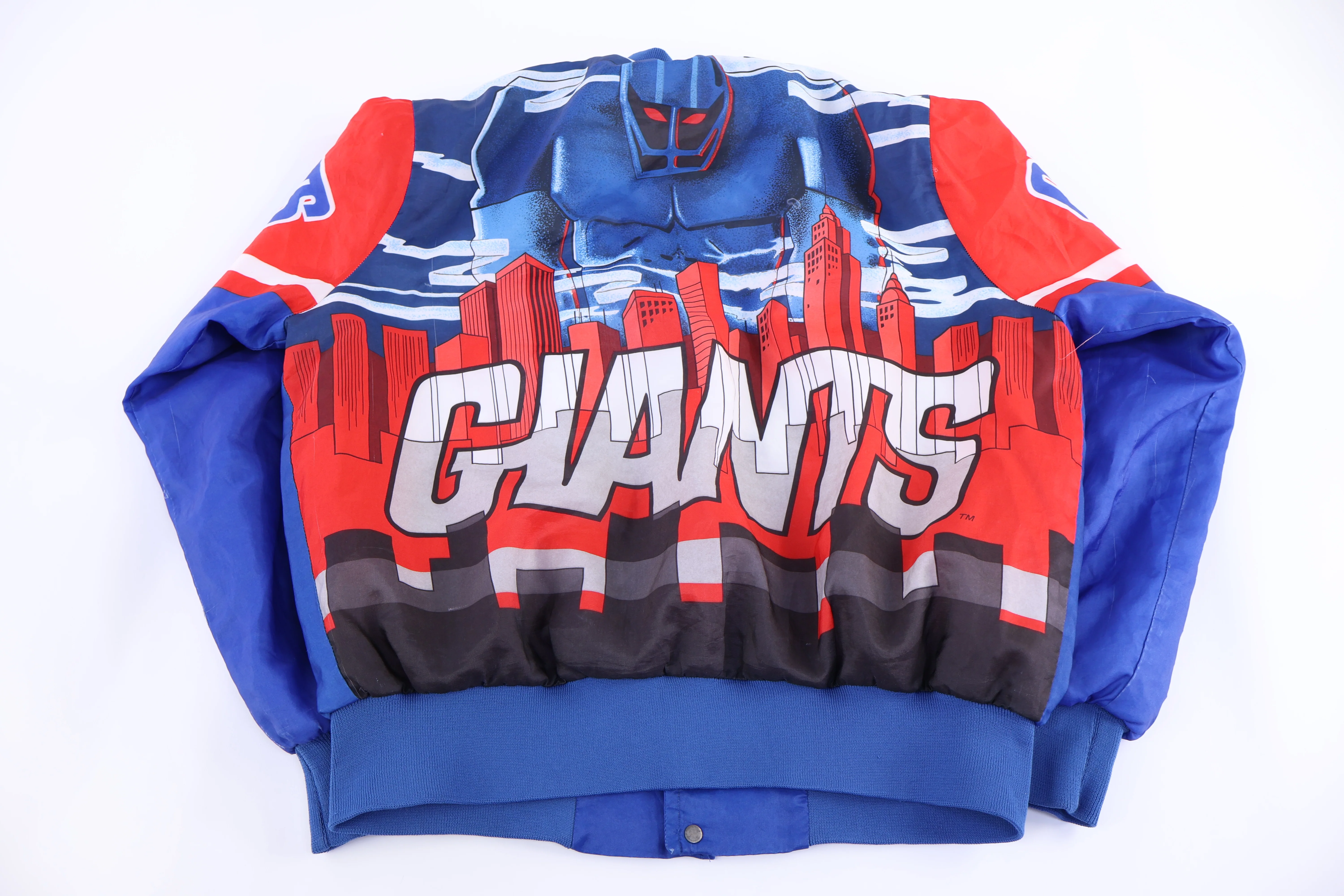 80's Chalk Line New York Giants Football Bomber Jacket