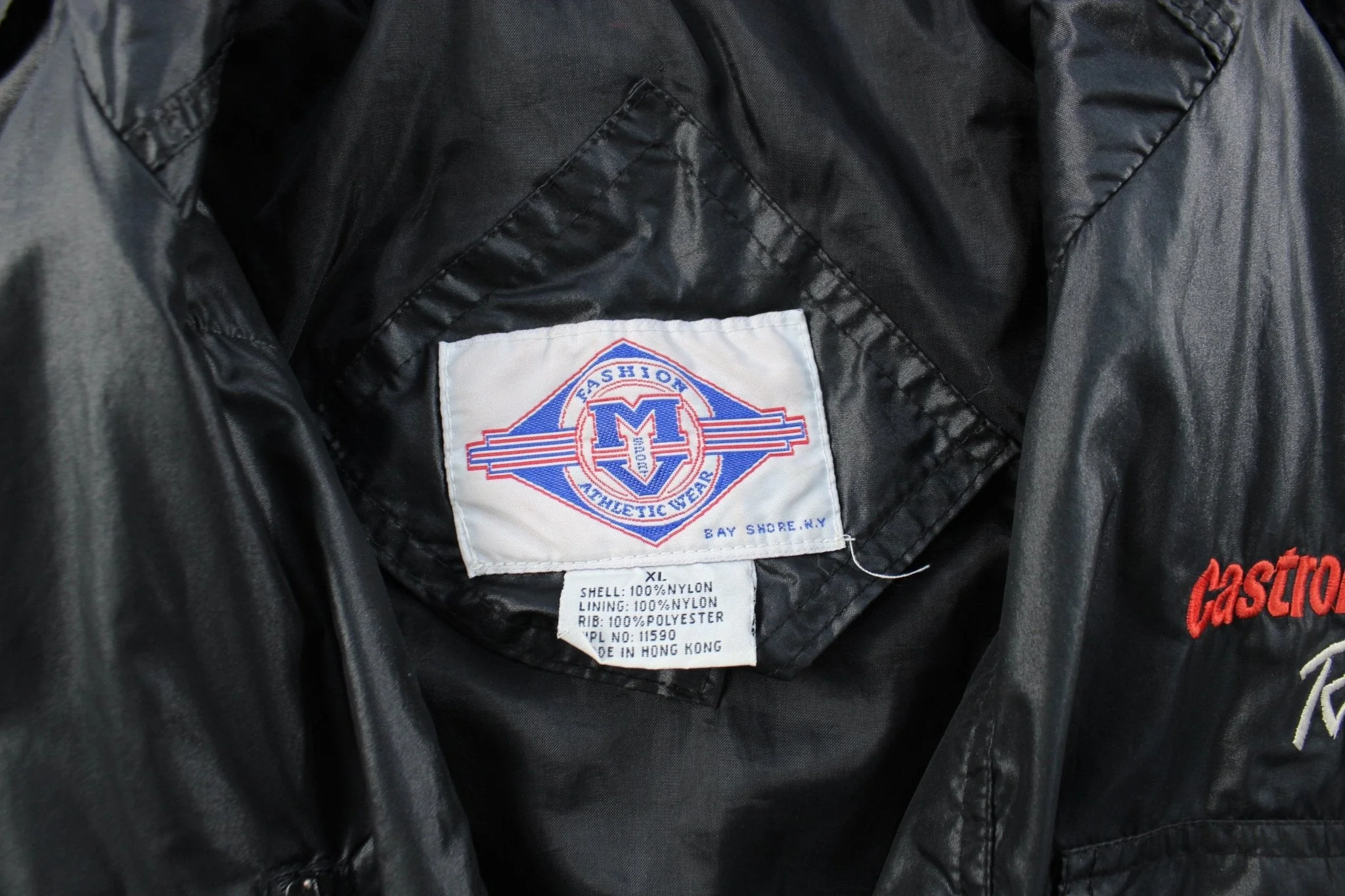 Castrol GTX Embroidered Black Racing Zip Up Jacket - Image 4
