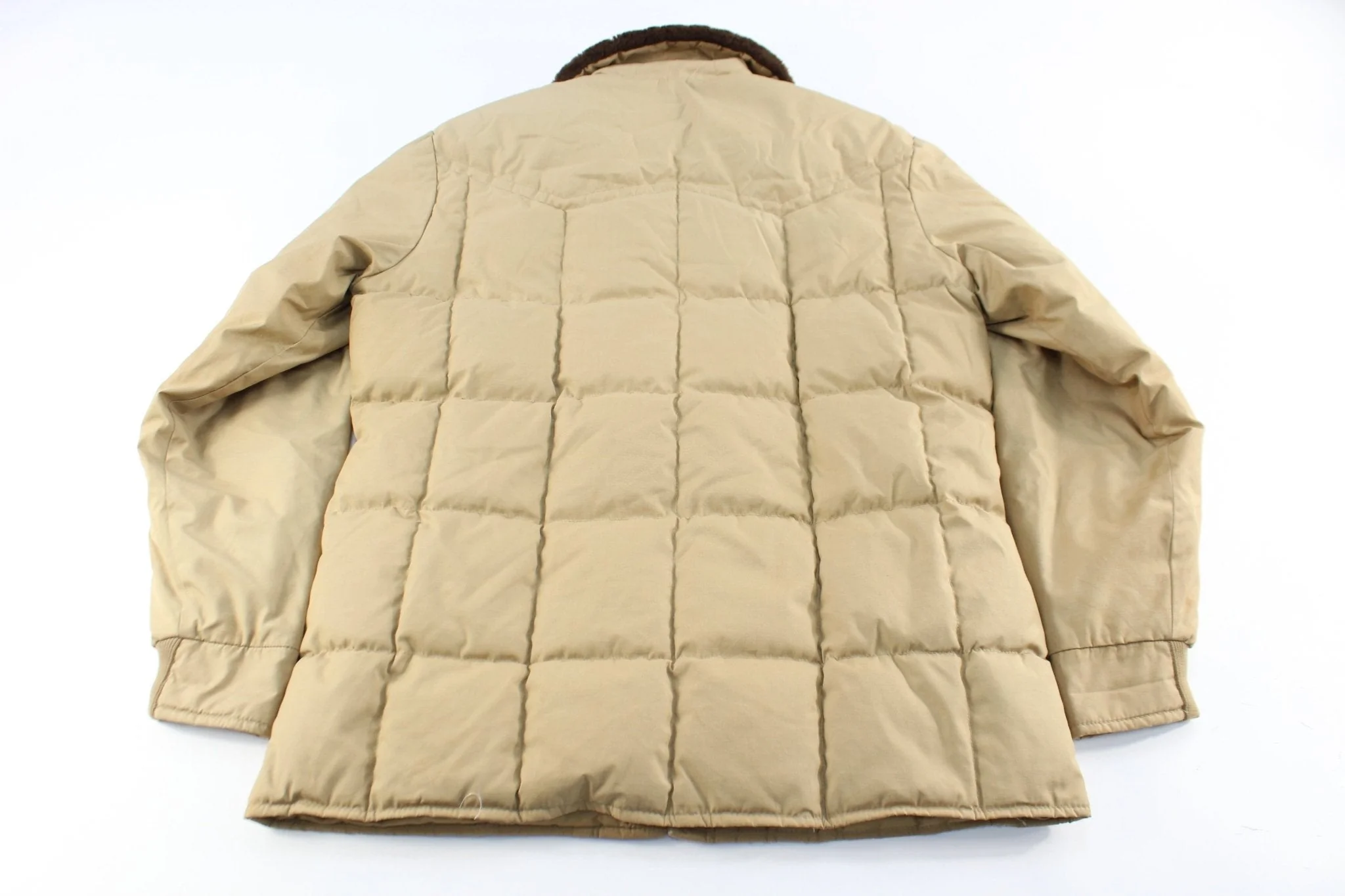 80's Comfy Goose Down Puffer Zip Up Jacket - Image 2