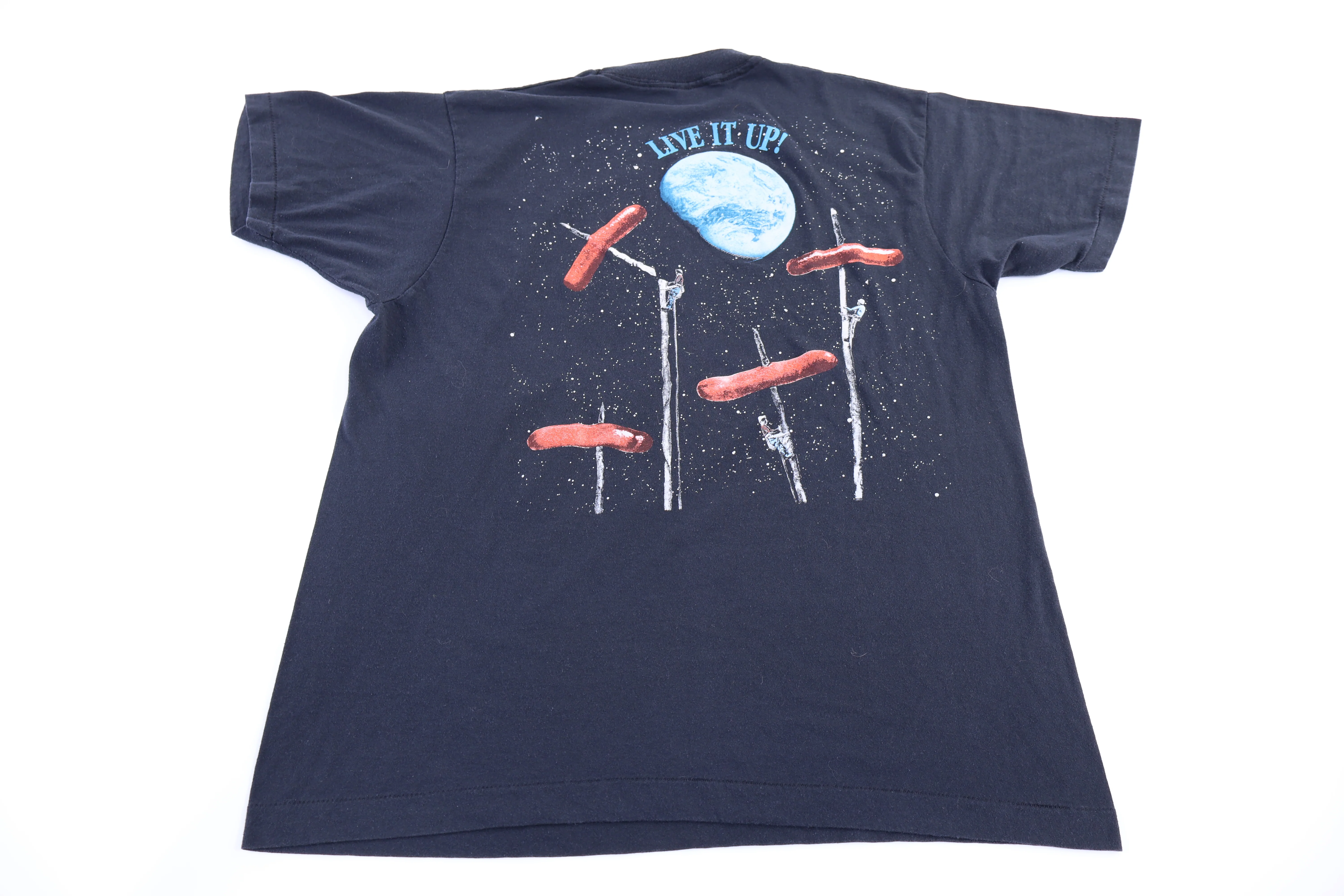 80's Crosby Stills & Nash Live It Up T-shirt - Image 2