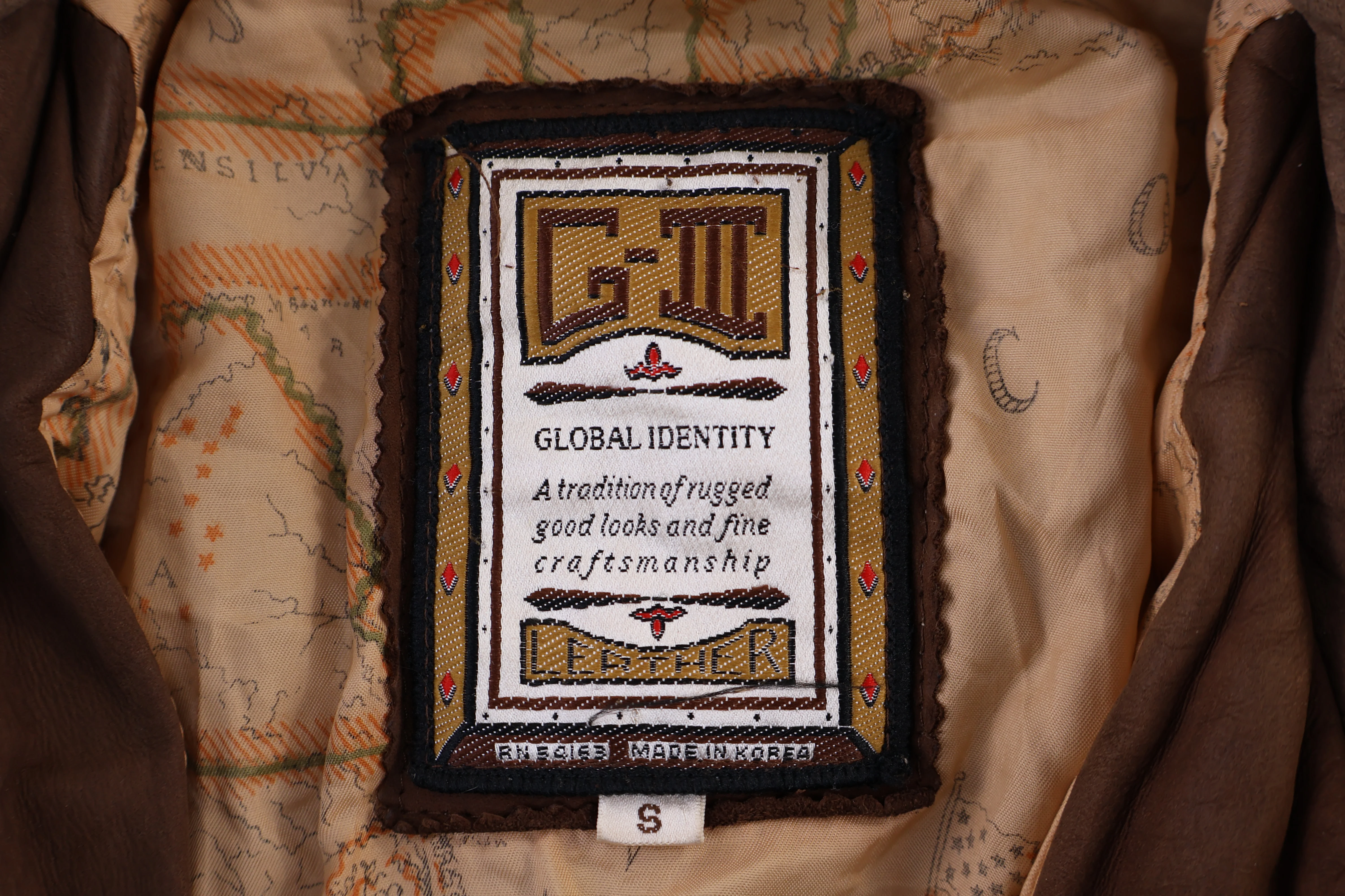 80's G-III Brown Leather Bomber Jacket - Image 3