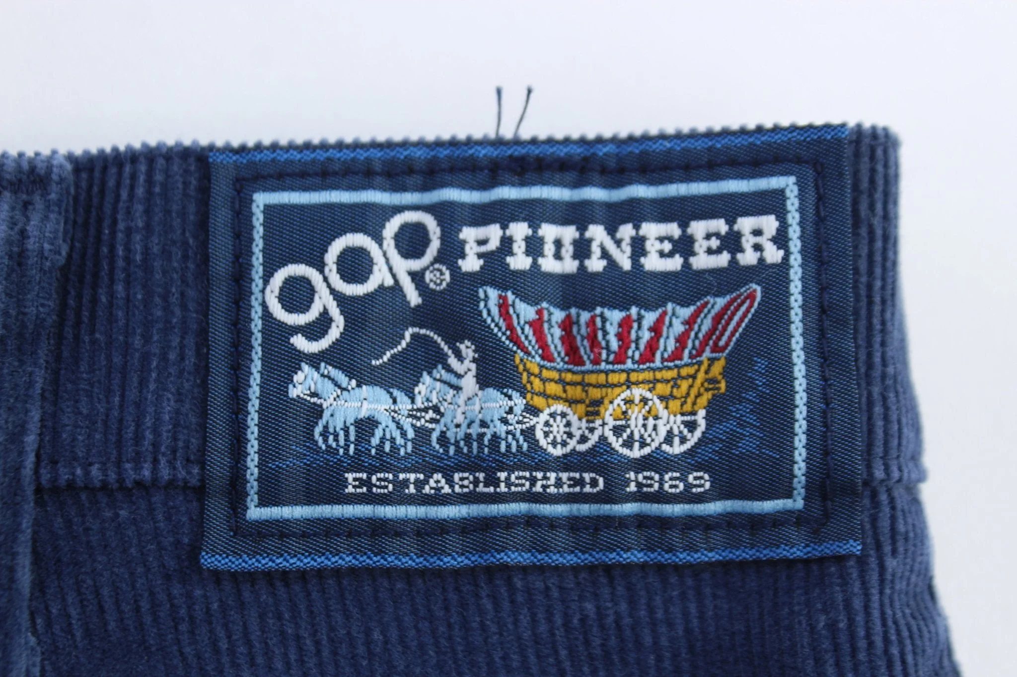 80's Gap Blue Corduroy Pants - Image 3