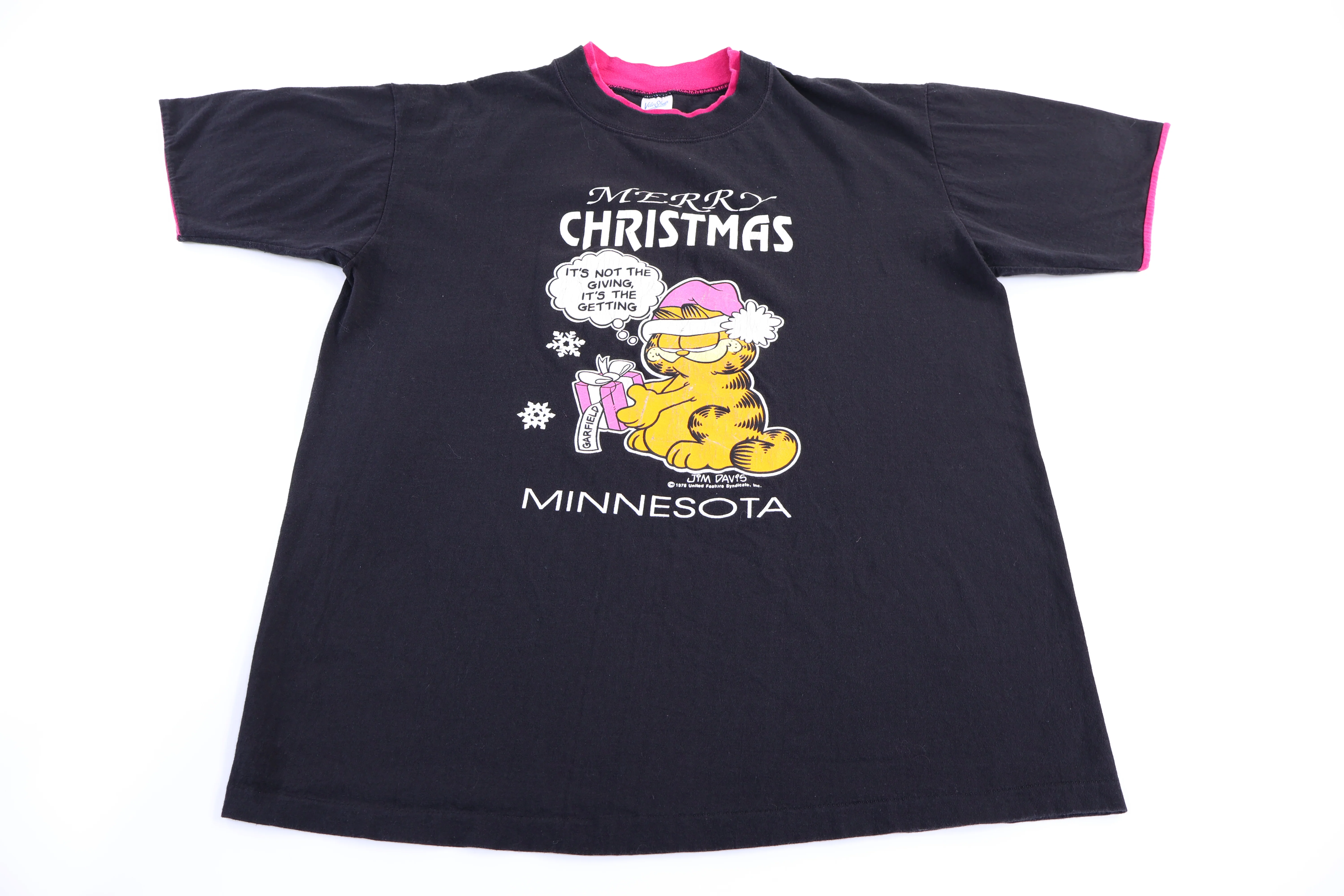80's Garfield Merry Christmas T-shirt