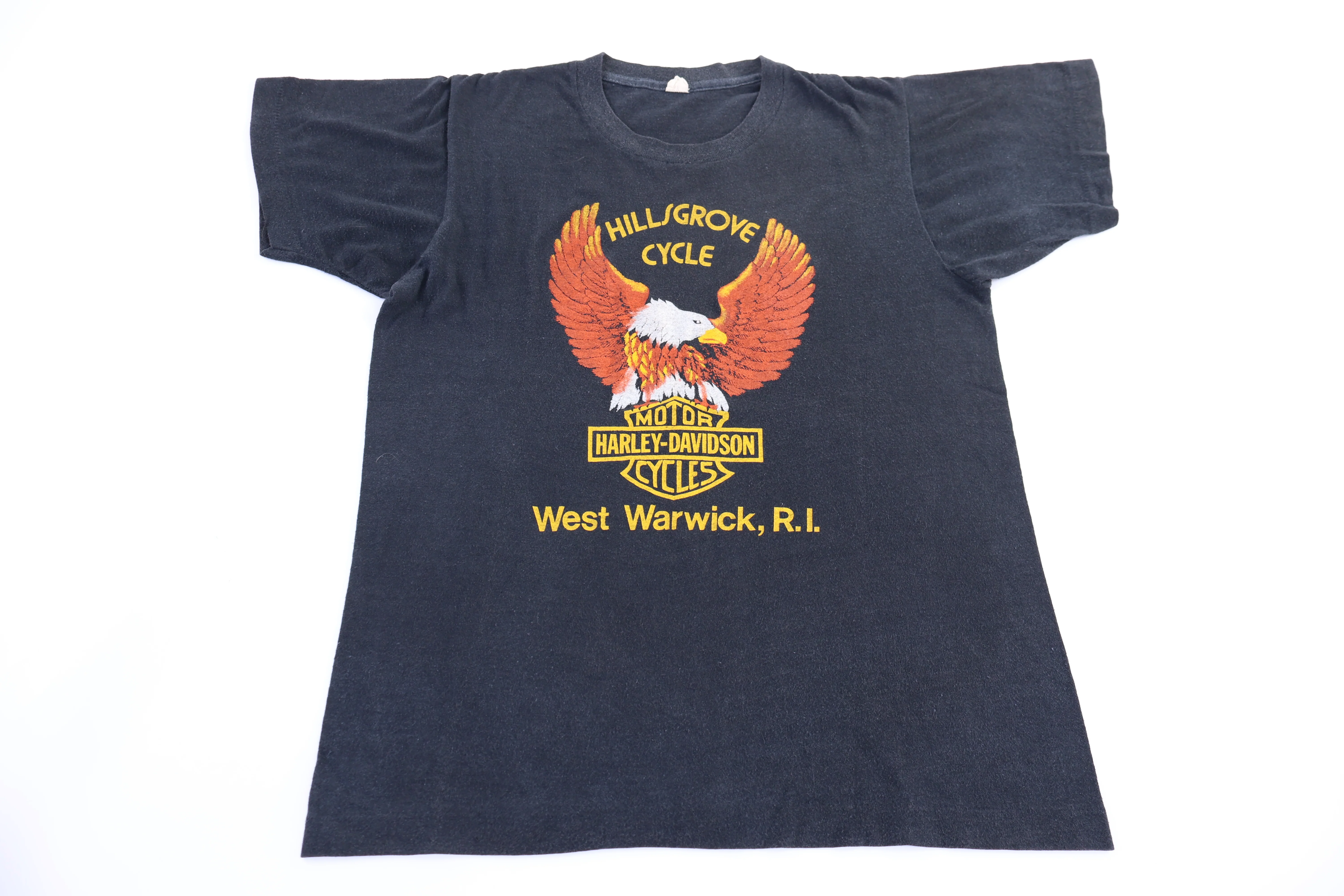 80's Harley Davidson Motorcycles Hills Grove cycle T-shirt