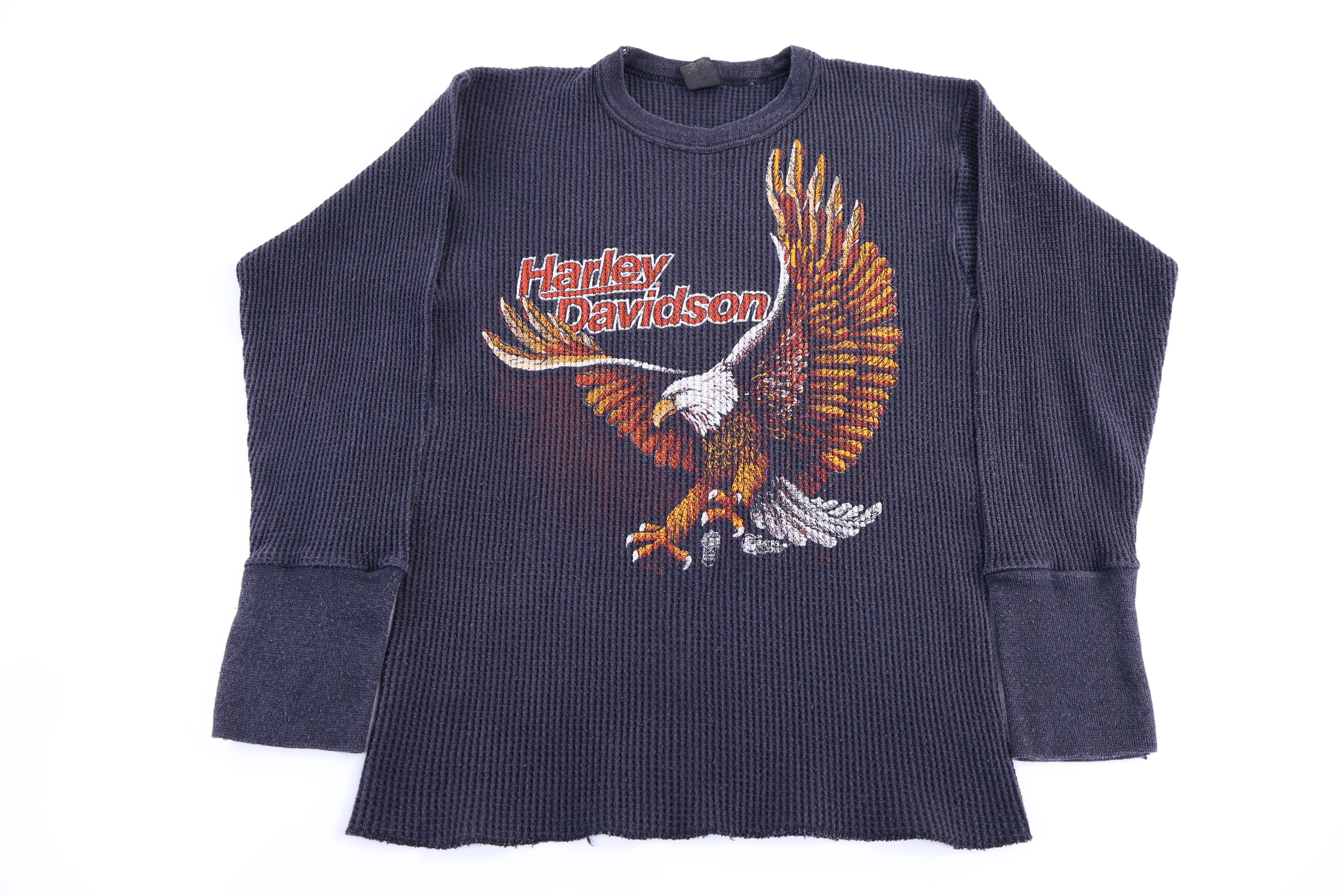 80's Harley Davidson Motorcycles Thermal LS T-shirt