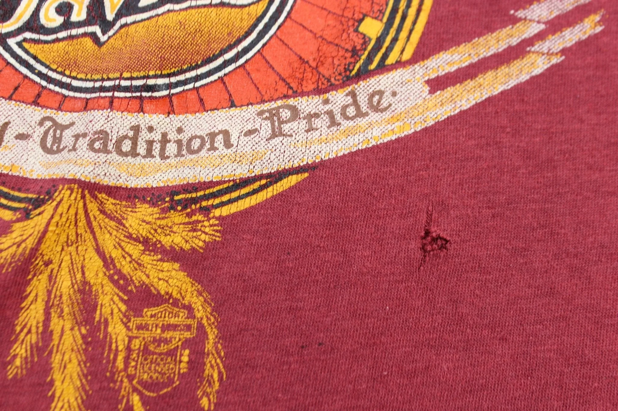 80's Harley Davidson Motorcycles Union Cycle Salvage T-shirt - Image 3