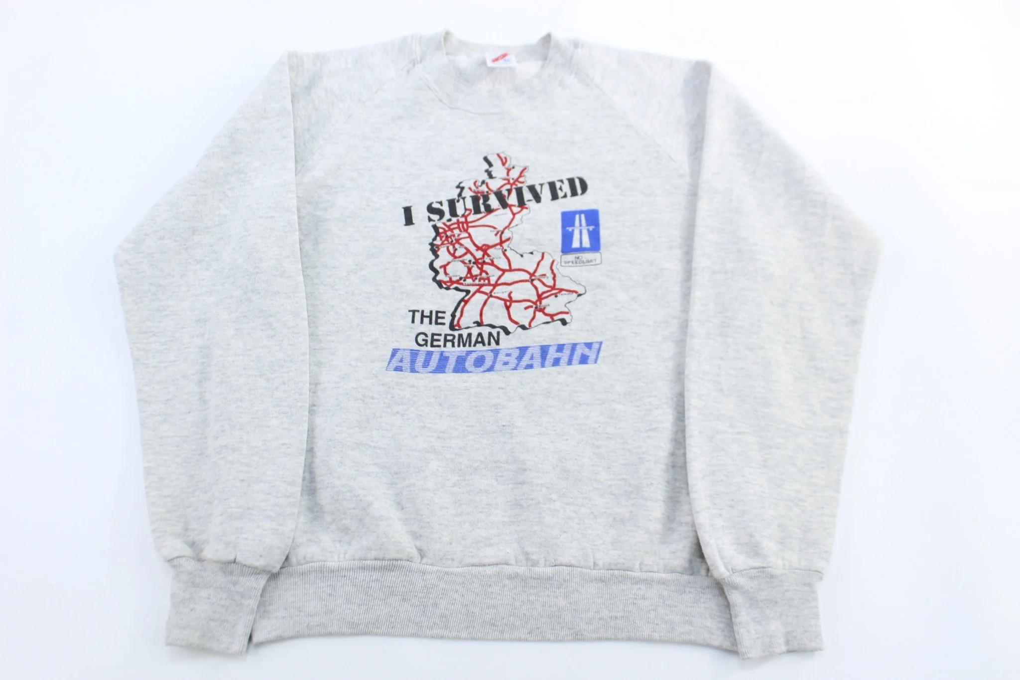 80's I Survived The German Autobahn Sweatshirt