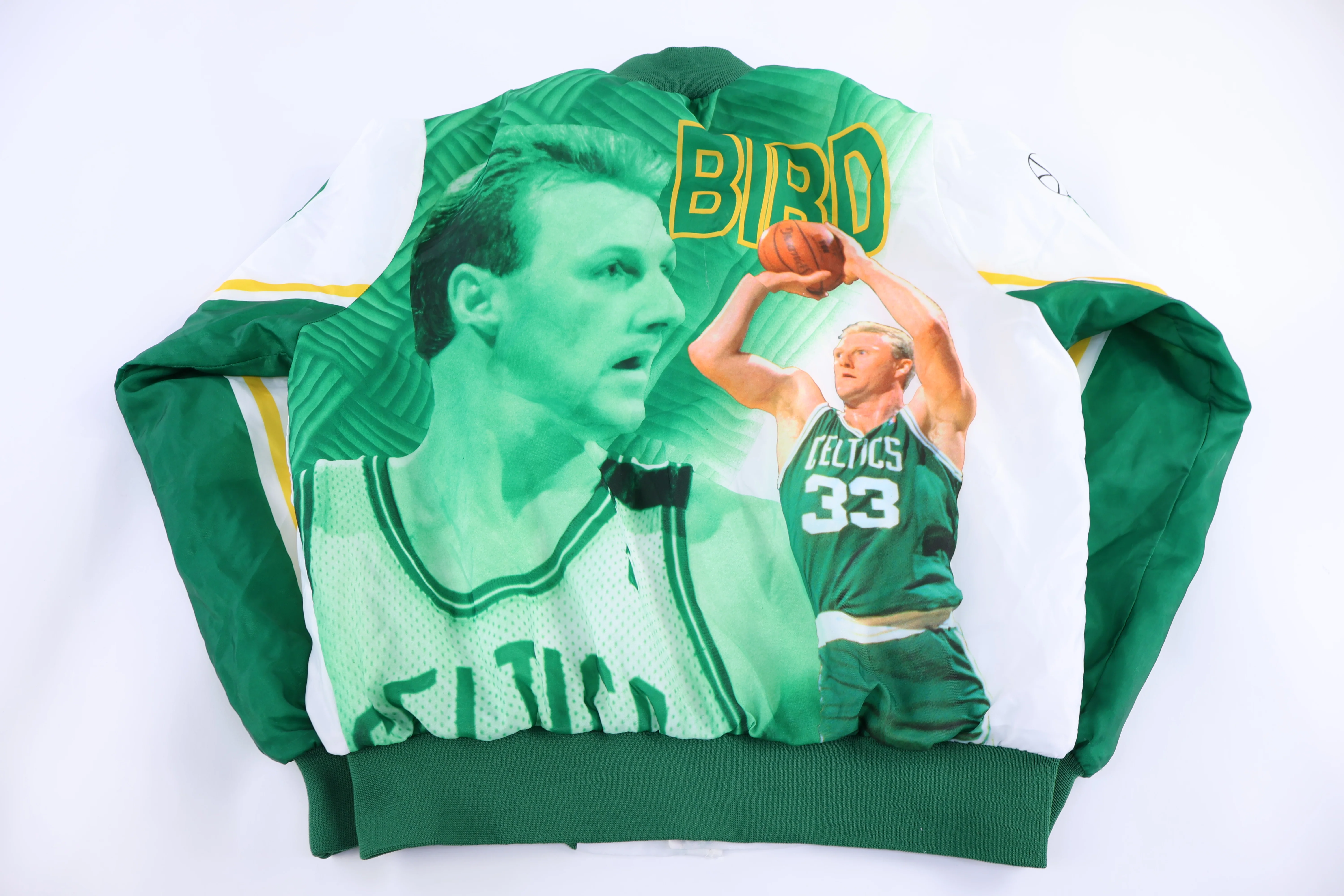 80's Larry Bird Boston Celtics Basketball Bomber Jacket