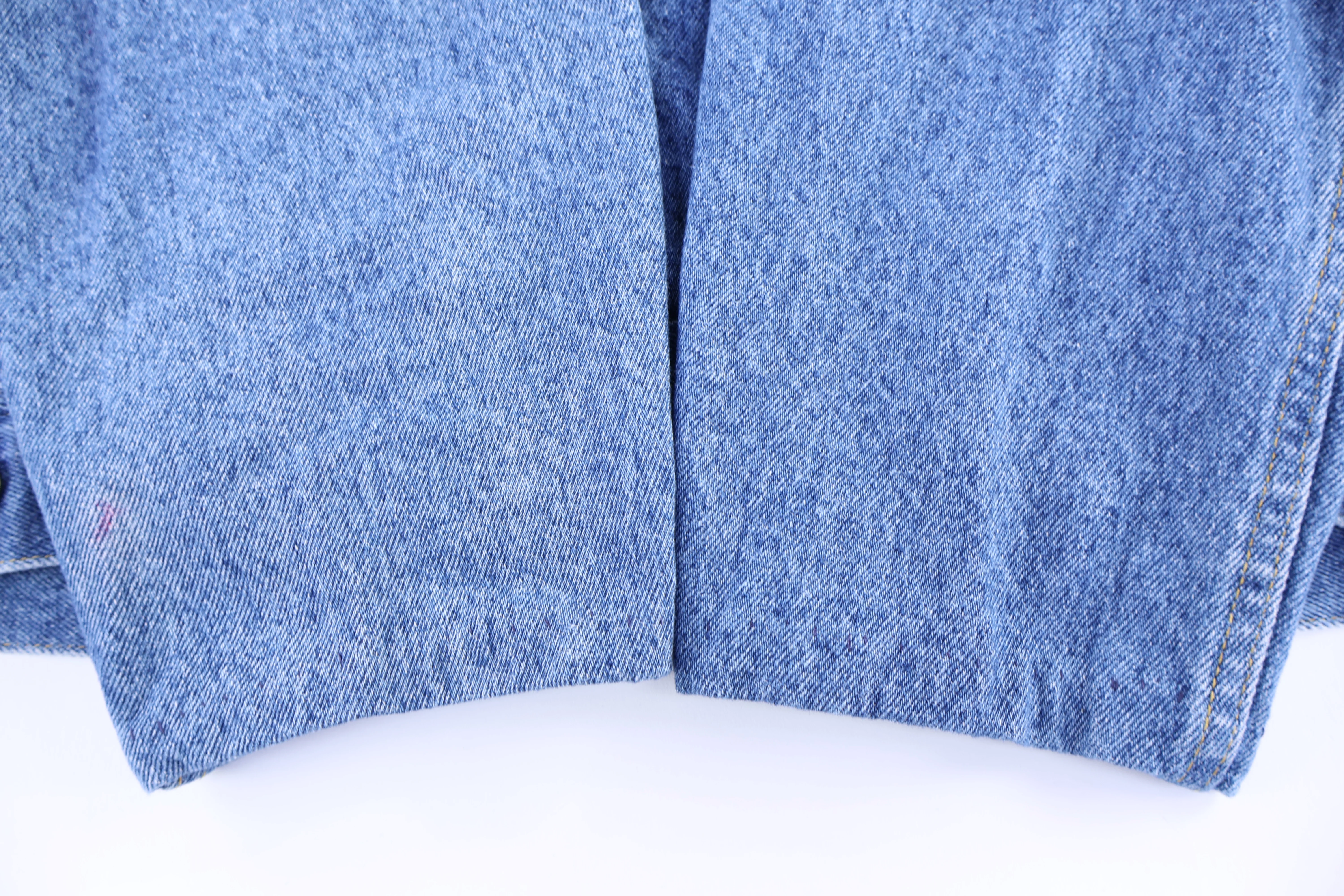 80's Lee Dark Wash Denim Jacket - Image 3