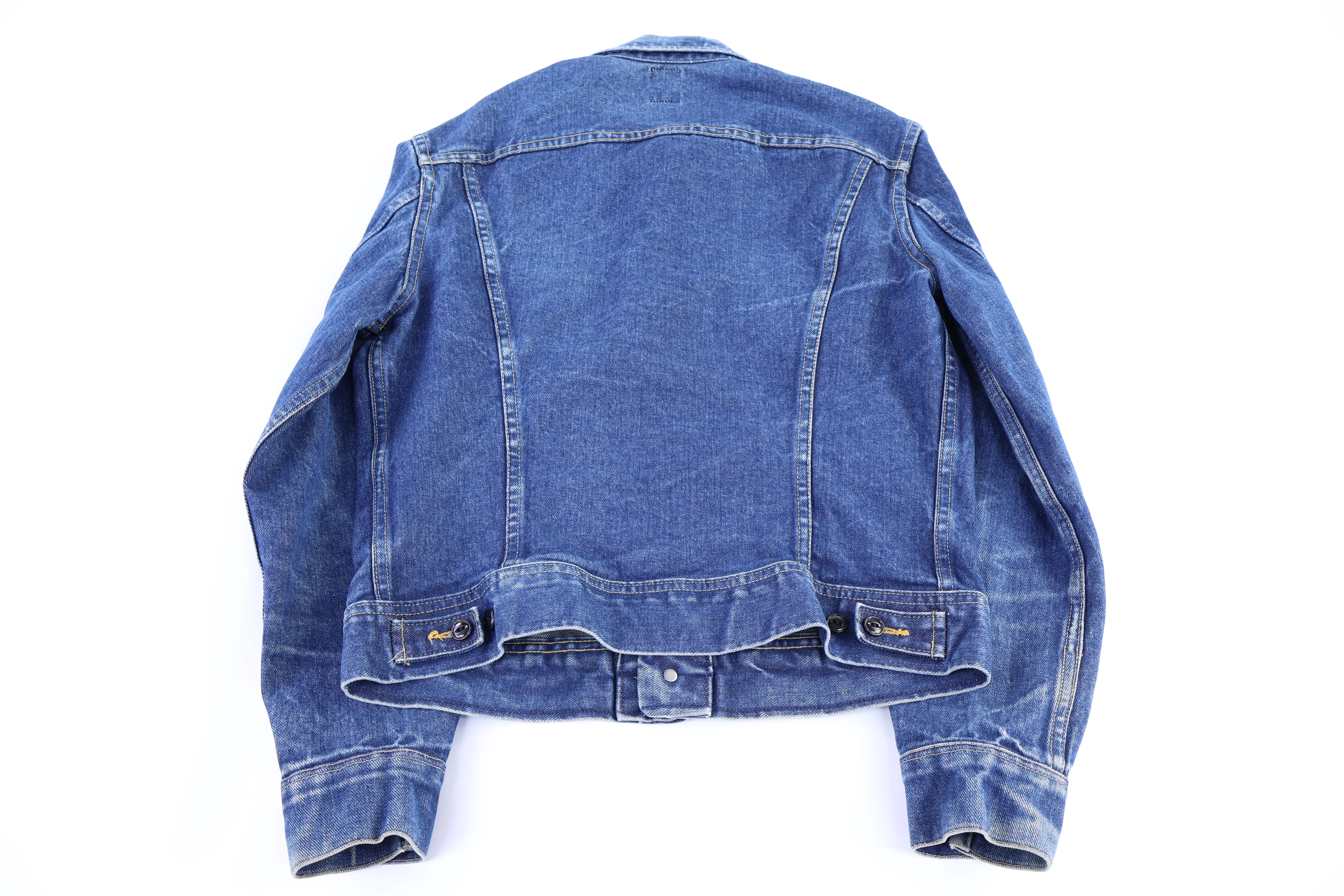 80's Lee Denim Trucker Jacket - Image 2