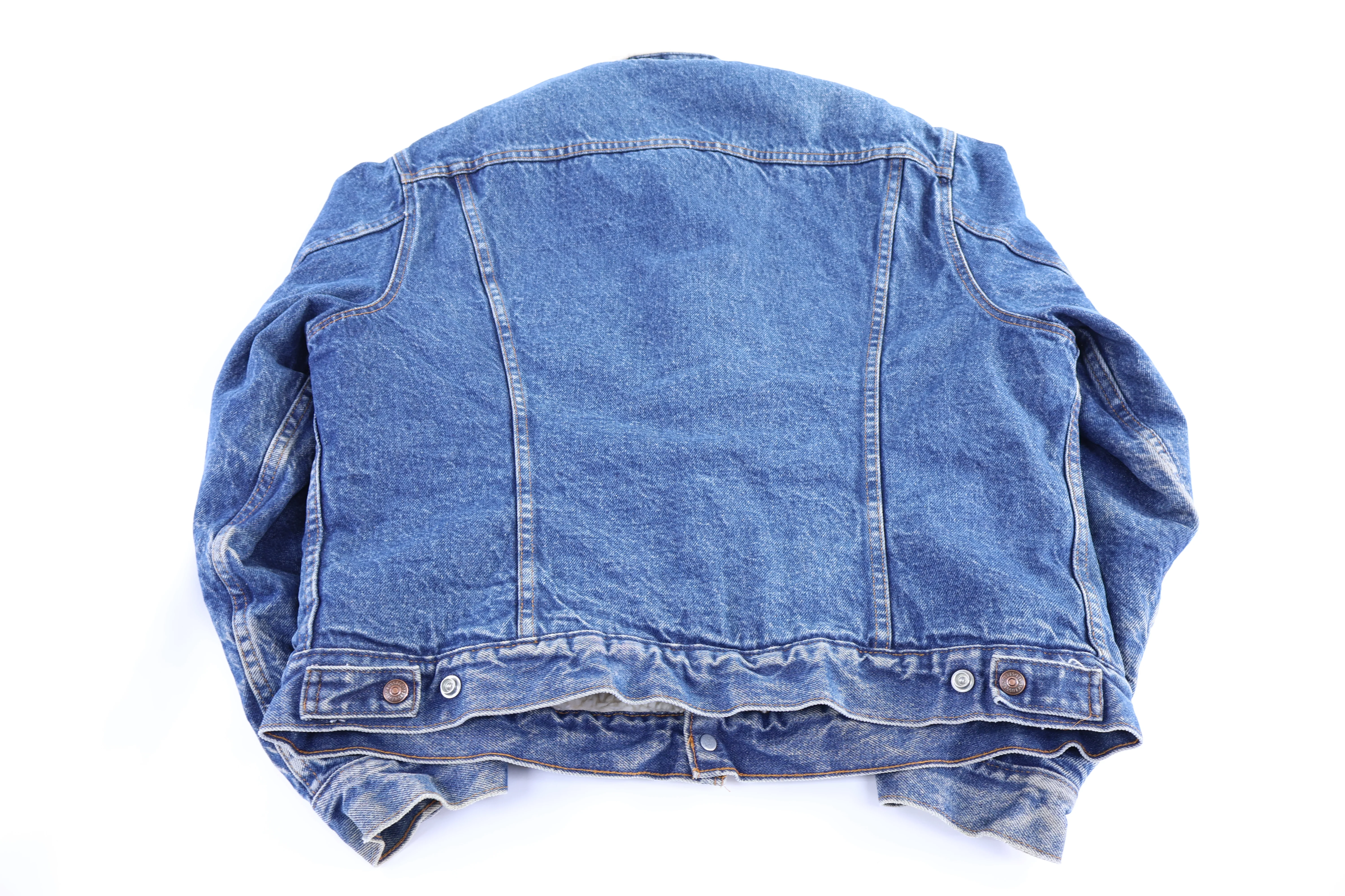 80's Levi's Sherpa Lined Denim Jacket - Image 2