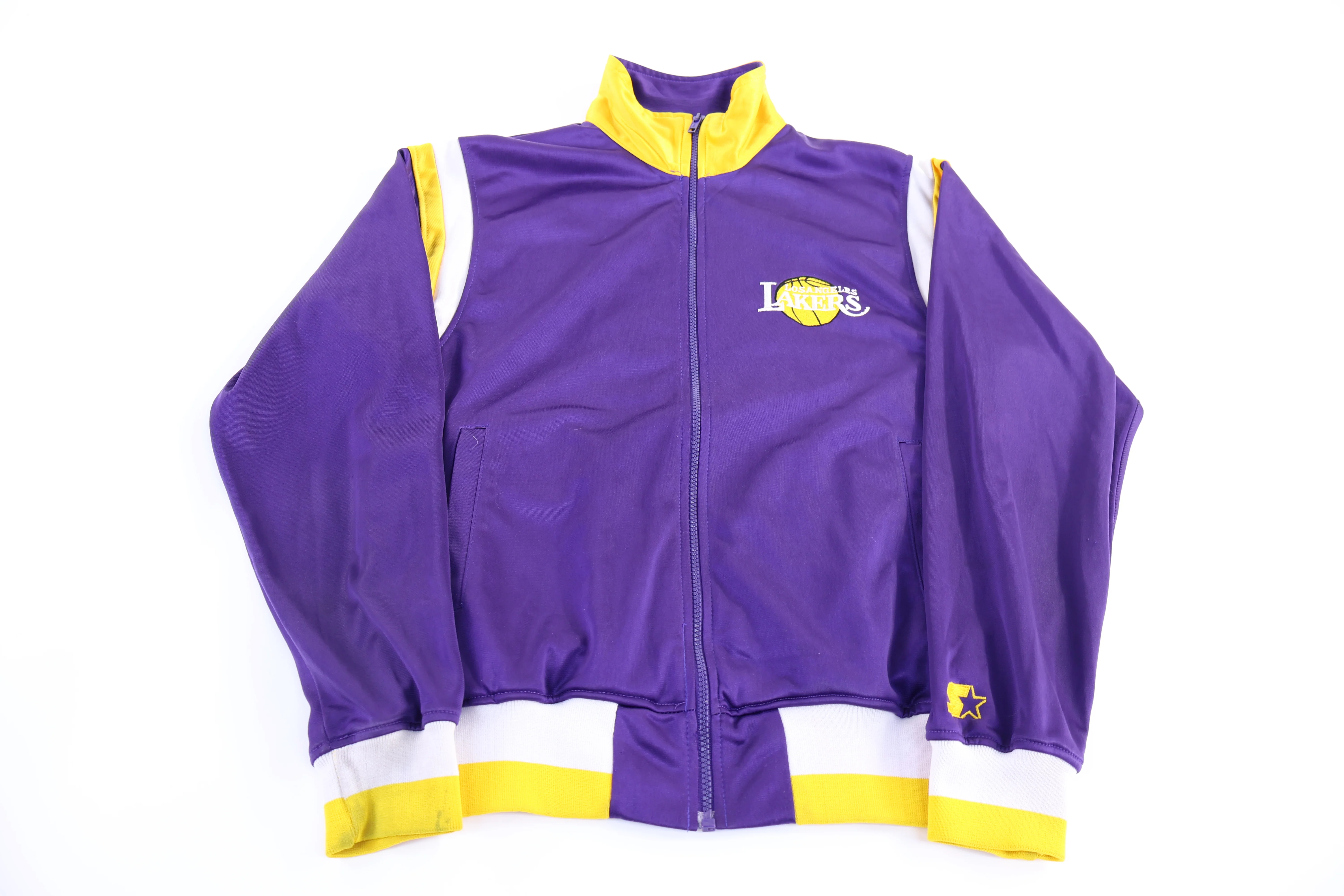 80's Los Angeles Lakers Basketball Track Jacket