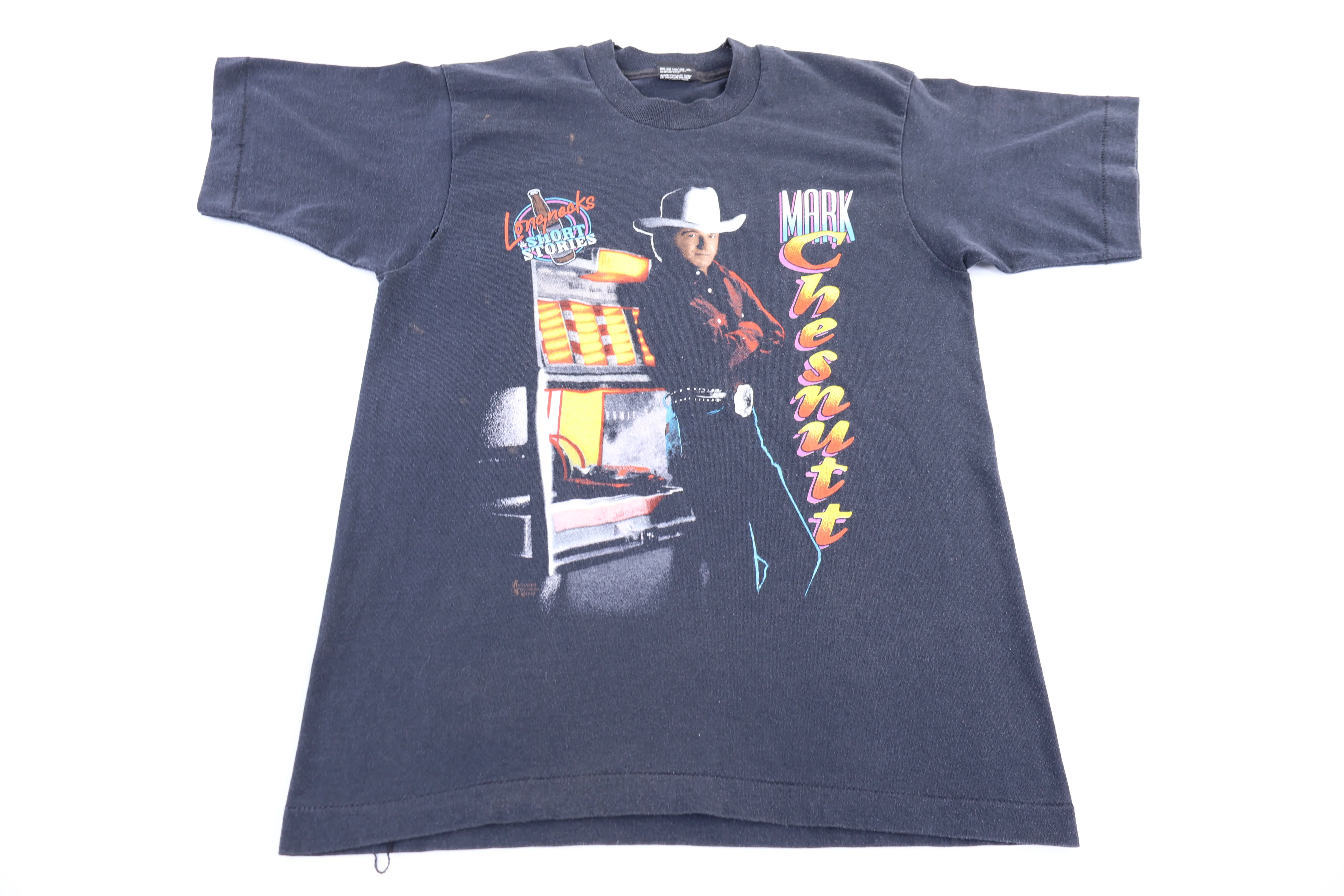 80's Mark Chestnut Longnecks & Short Shorties T-shirt