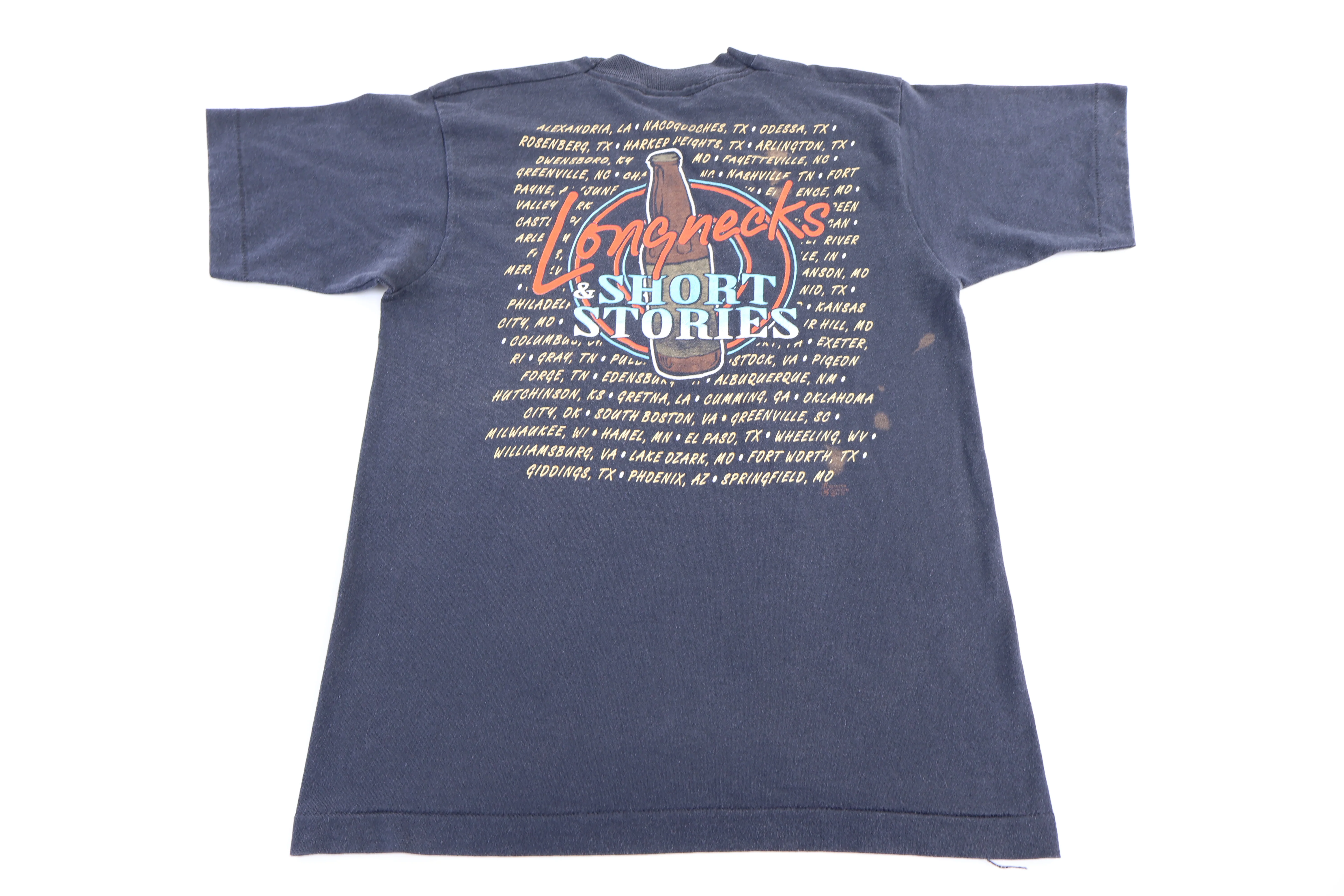 80's Mark Chestnut Longnecks & Short Shorties T-shirt - Image 2
