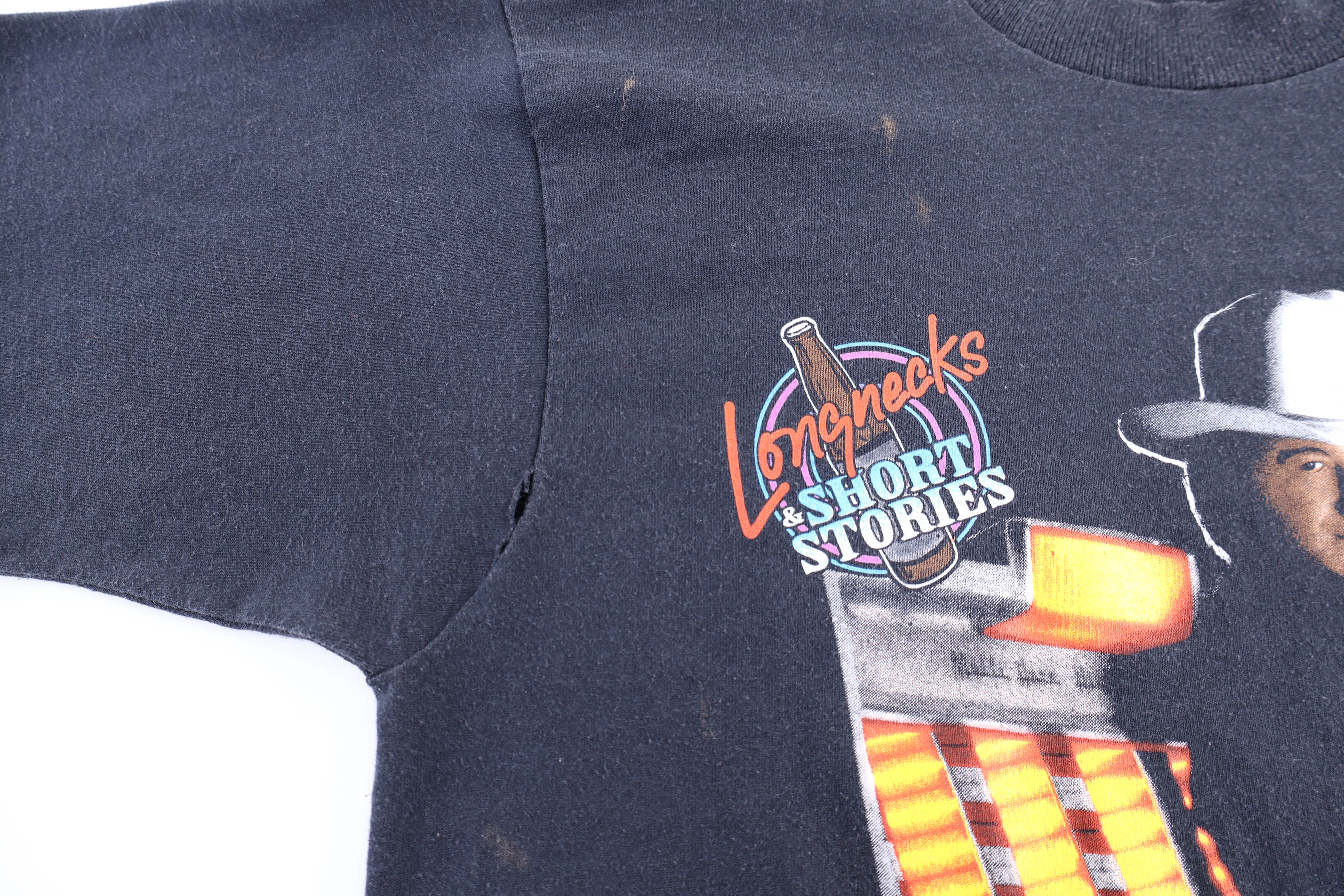 80's Mark Chestnut Longnecks & Short Shorties T-shirt - Image 3