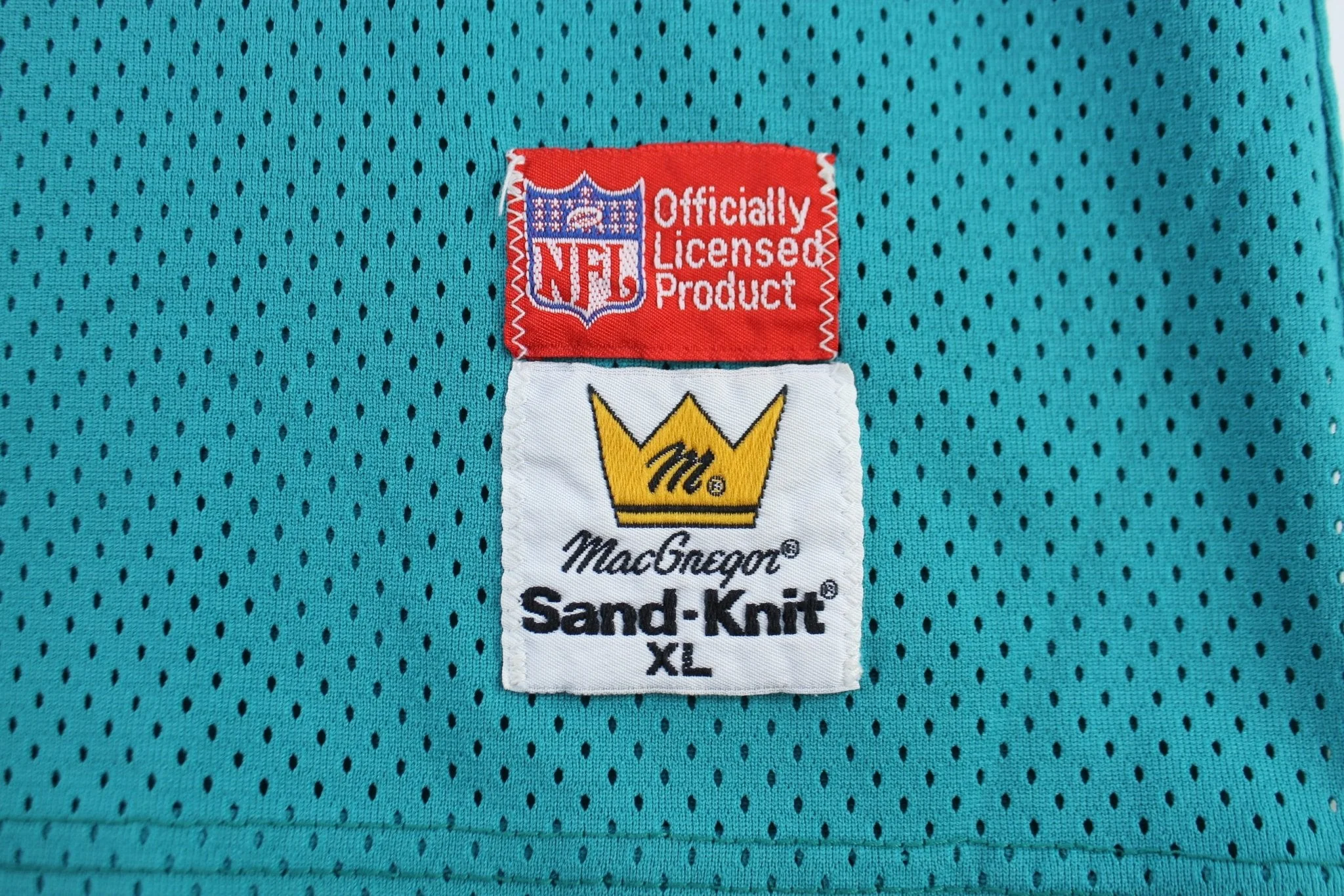 80's Miami Dolphins #83 Sand Knit Football Jersey - Image 3