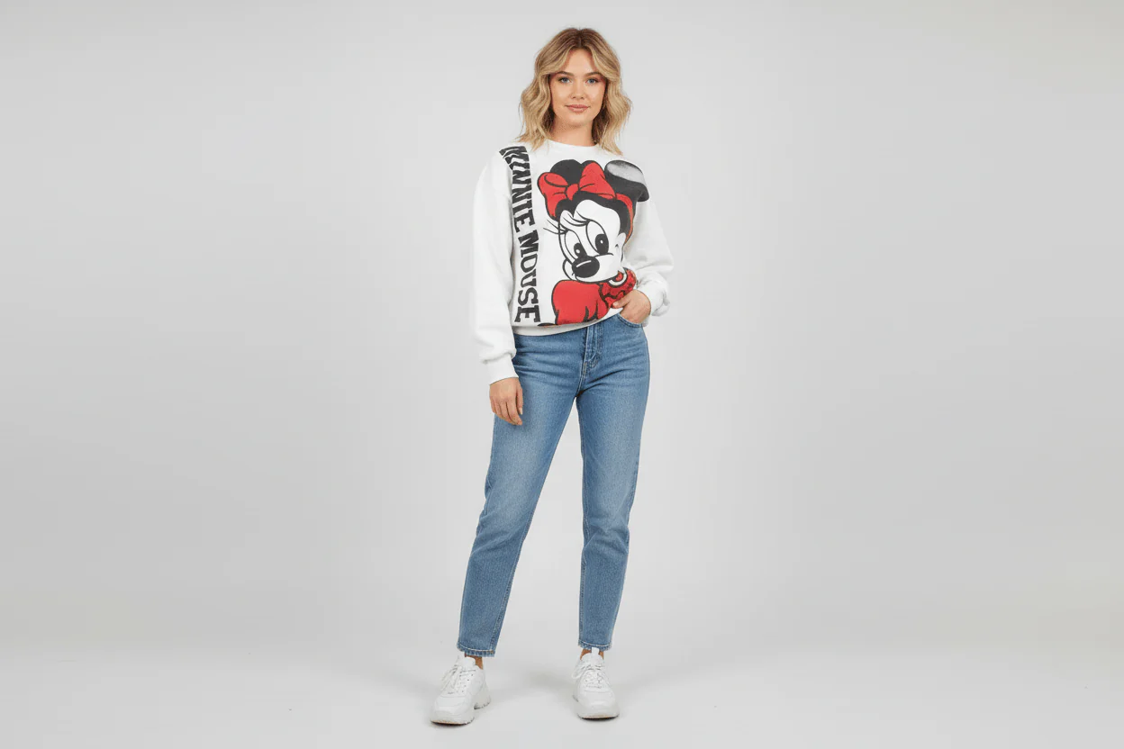 80's Minnie Mouse Graphic Sweatshirt