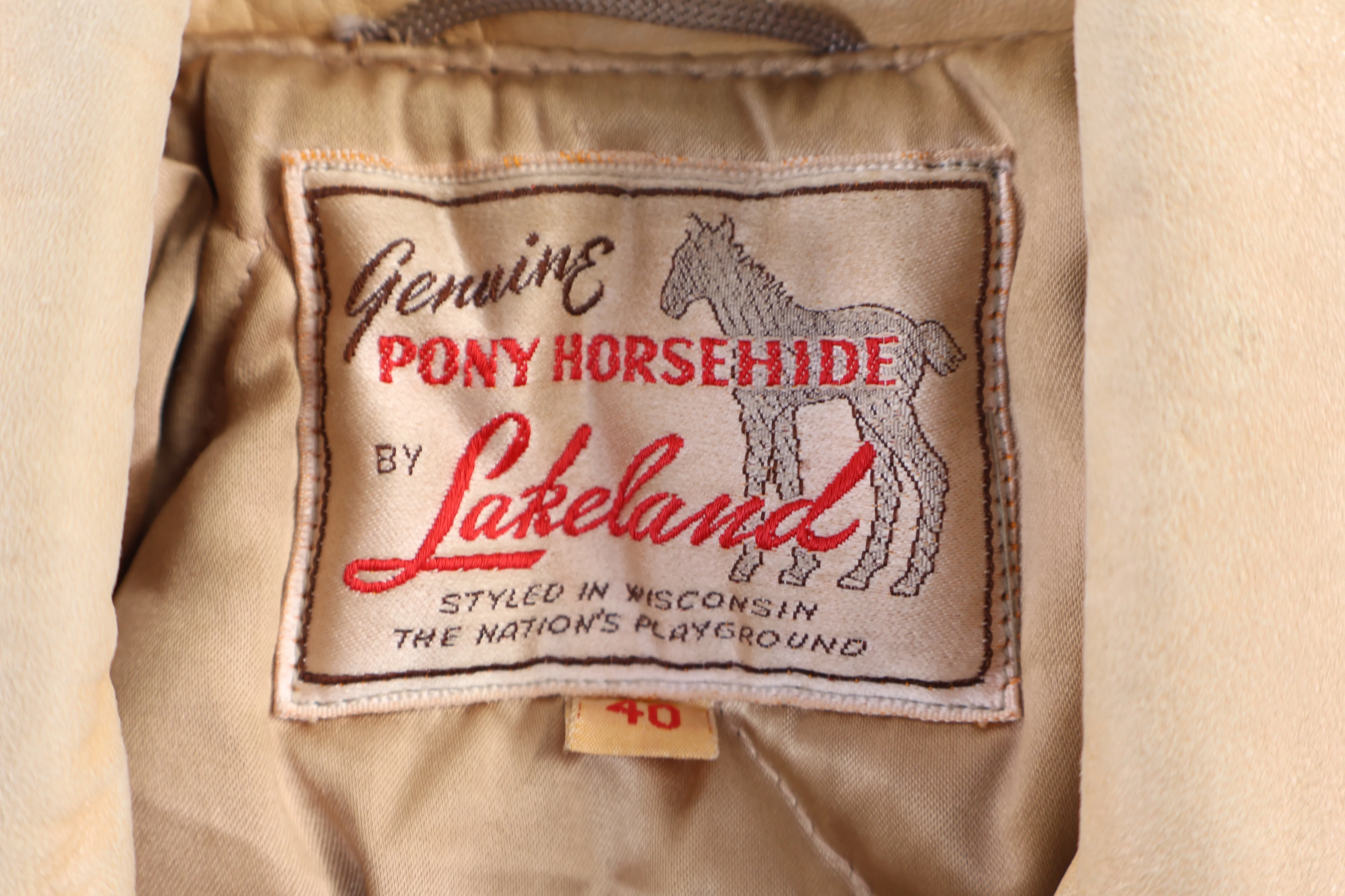 Pony Horsehide by Lakeland Bomber Jacket - Image 4