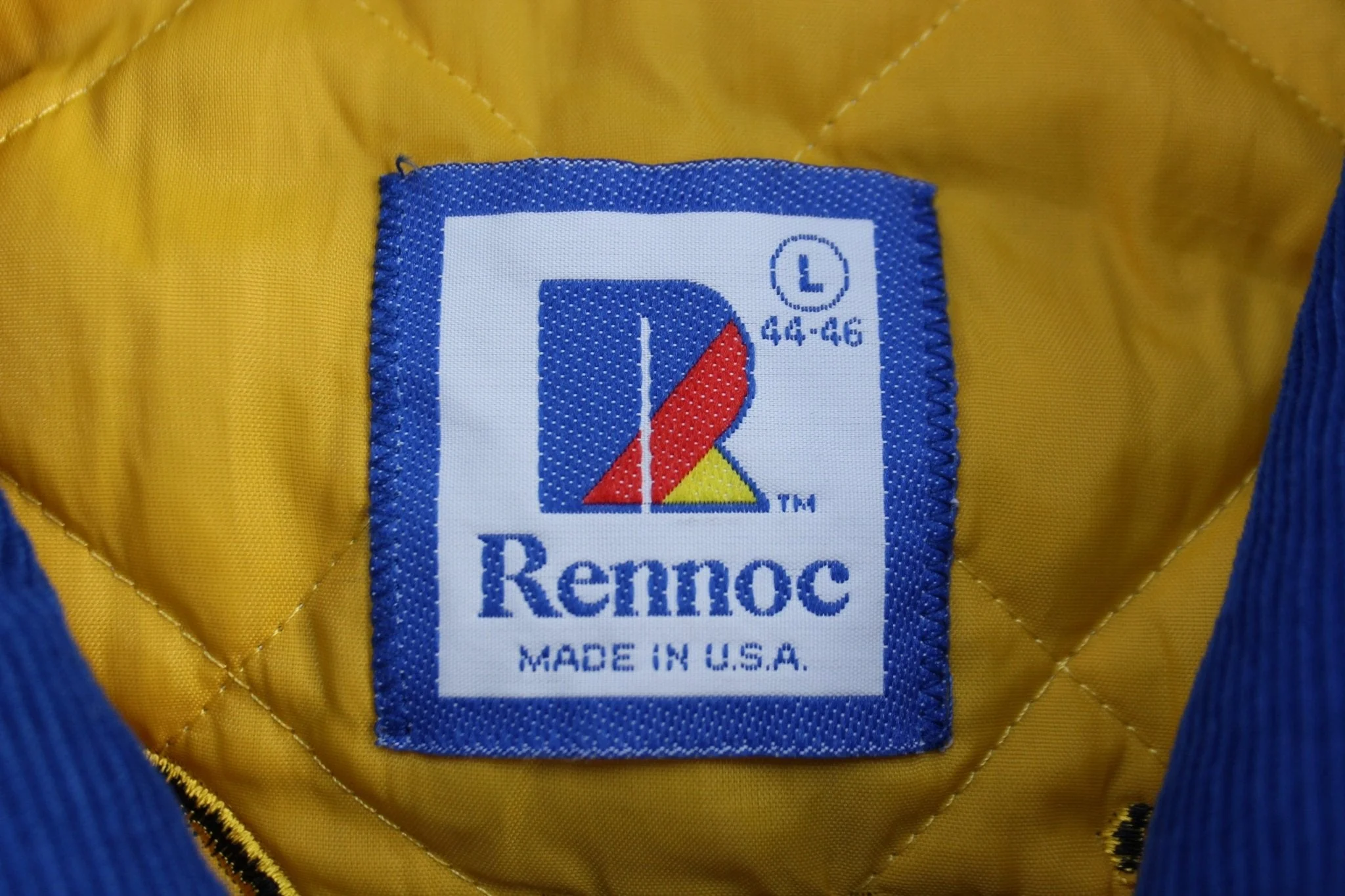 80's Springfield Hockey Corduroy Bomber Jacket - Image 3