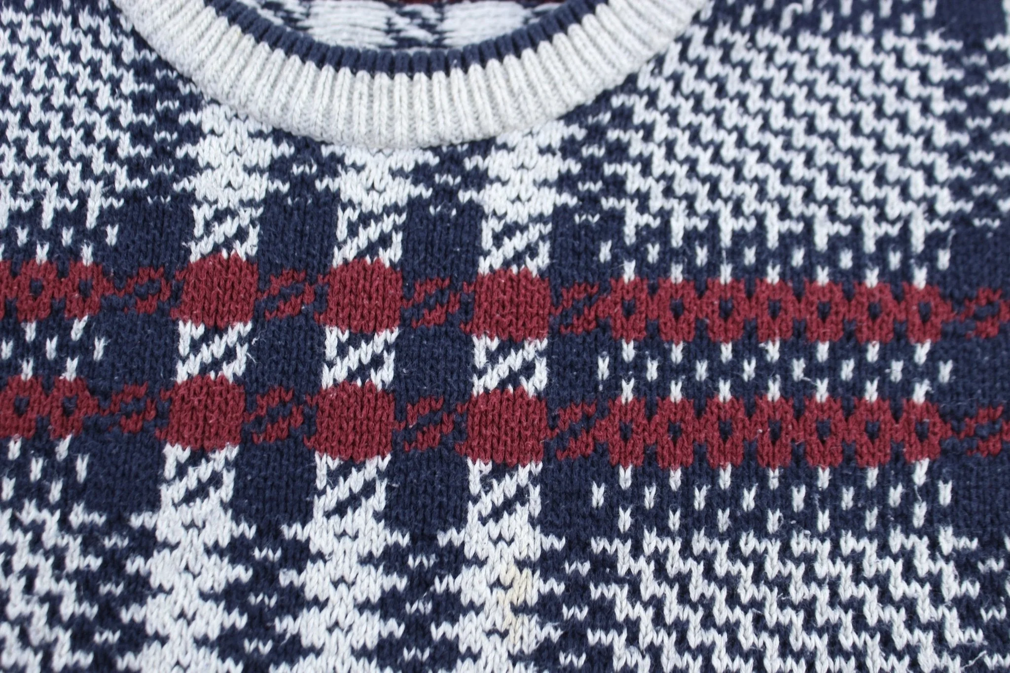 80's St. John's Bay Multipatterned Knit Sweater - Image 4