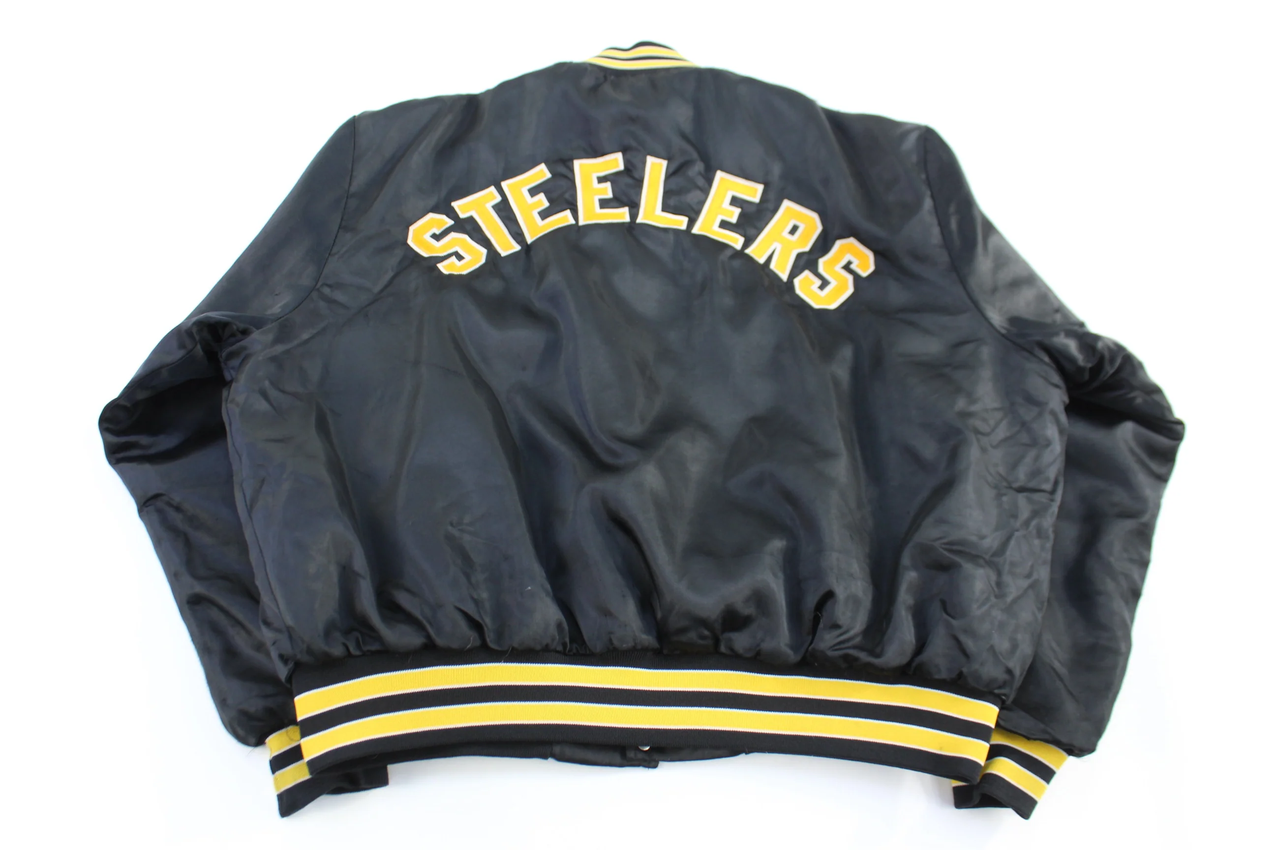 80's Swingster Pittsburgh Steelers Football Bomber Jacket - Image 2