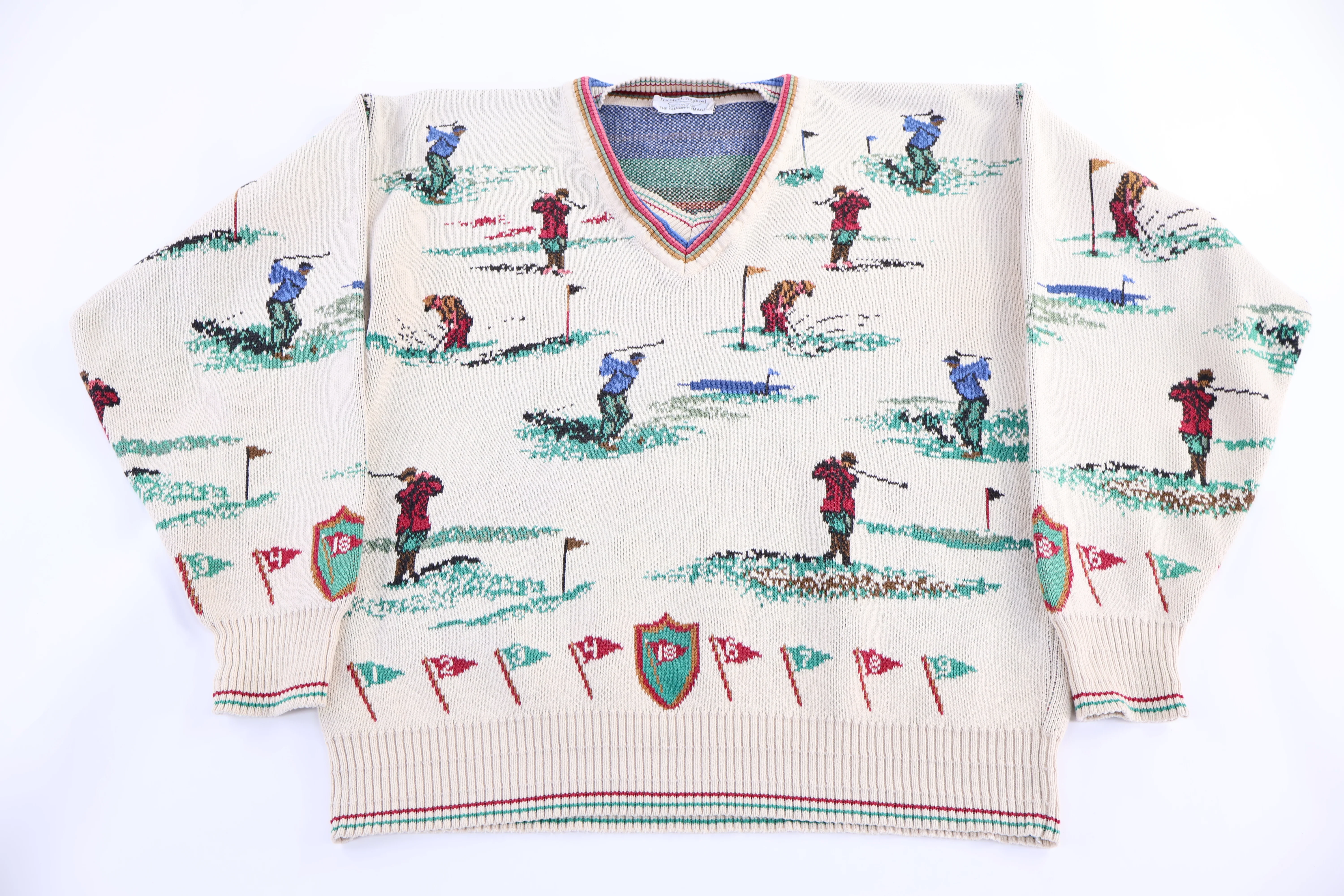 80's Tricots St. Raphael Polo Knit Sweater