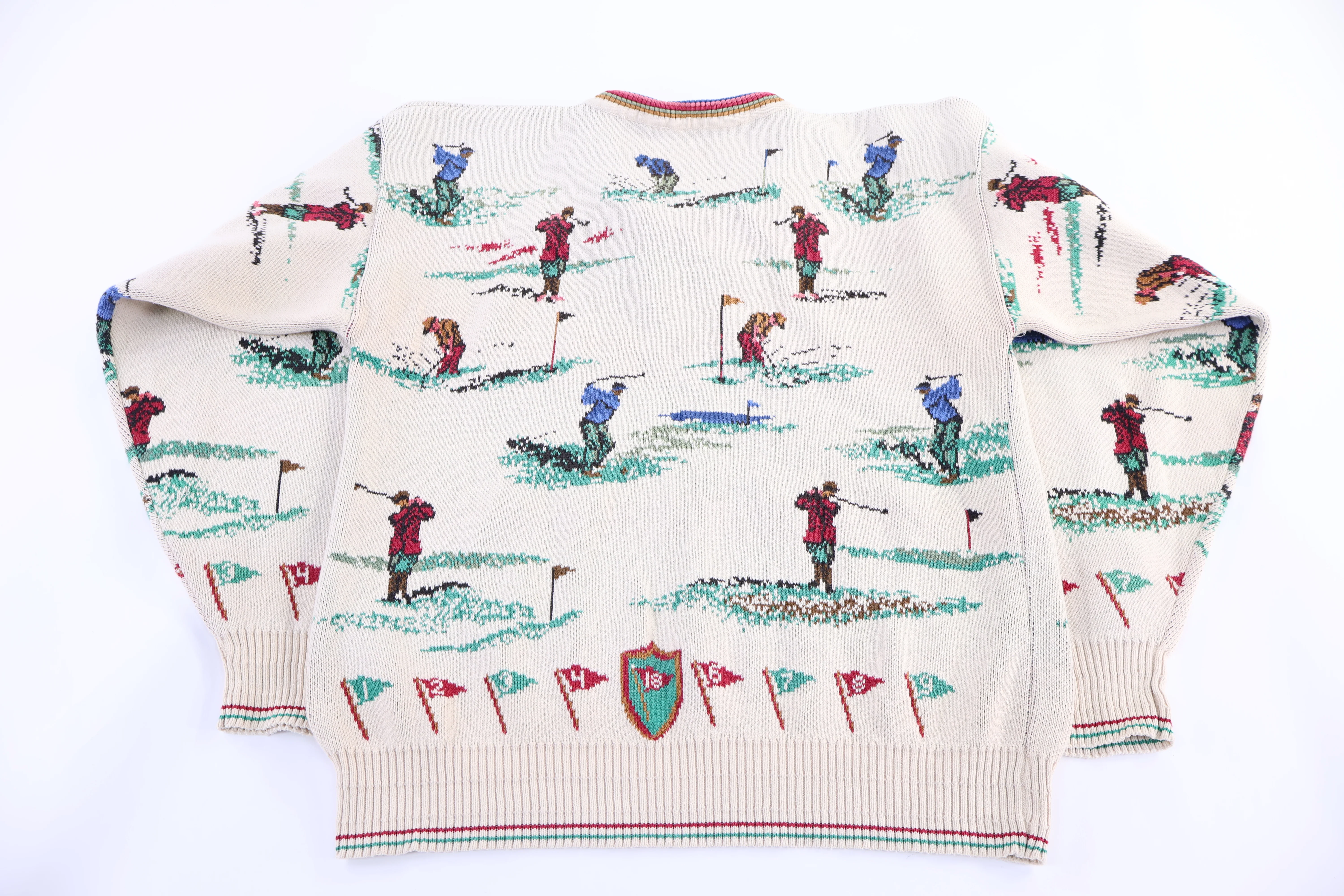 80's Tricots St. Raphael Polo Knit Sweater - Image 2