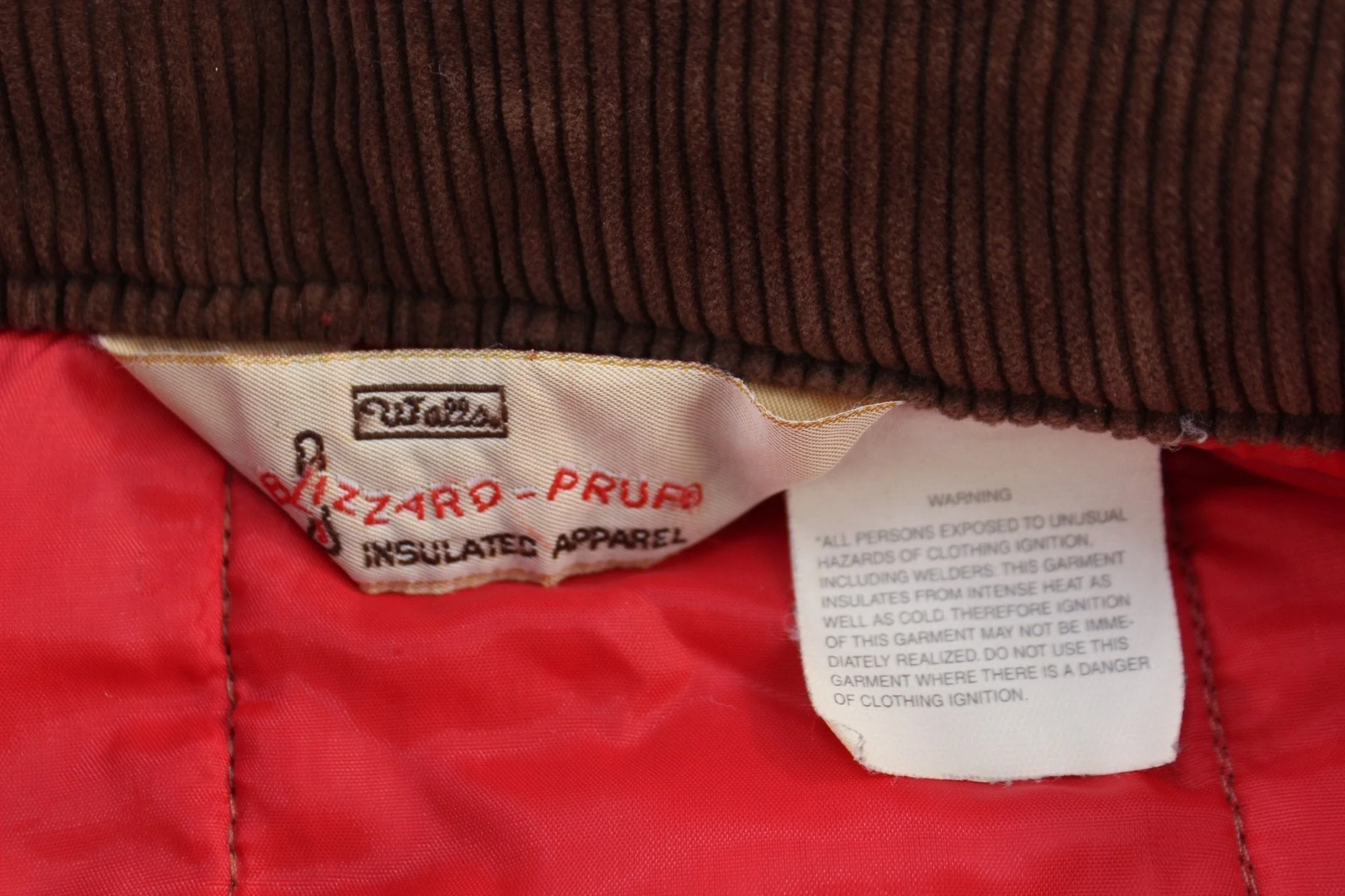 80's Wall's Blizzard Puffer Workwear Jacket - Image 3