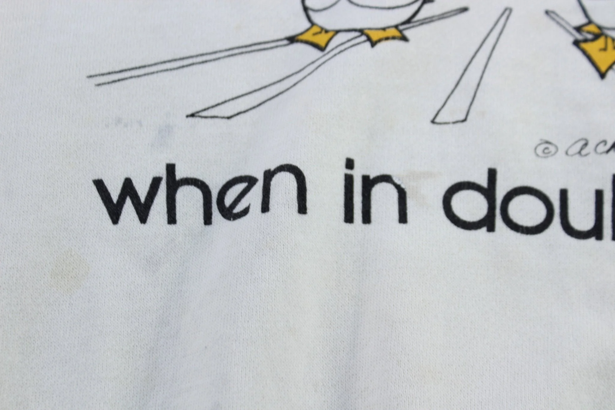 80's When In Doubt.. Punt! Sweatshirt - Image 3