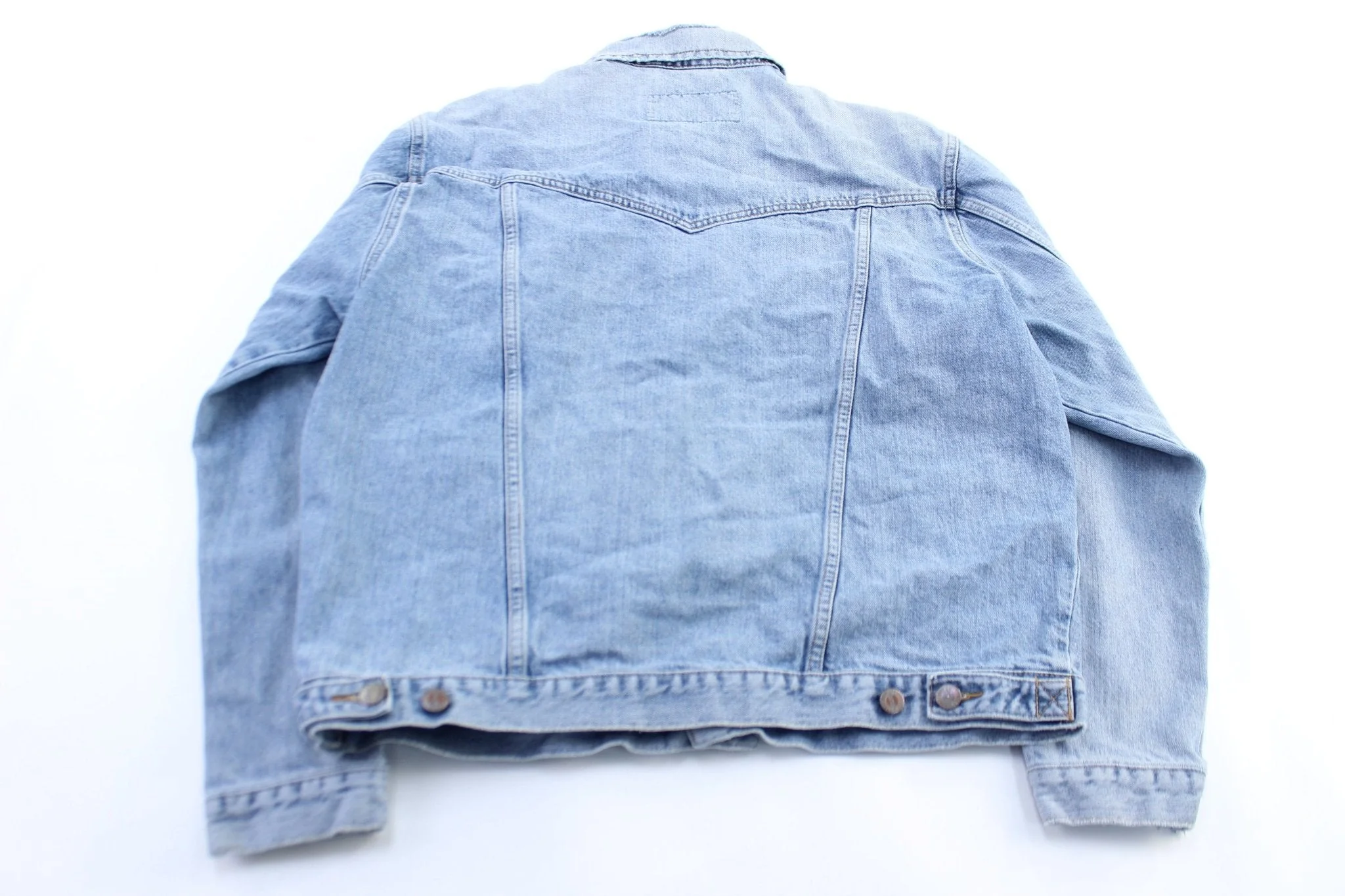 80's Wrangler Light Wash Denim Jacket - Image 2