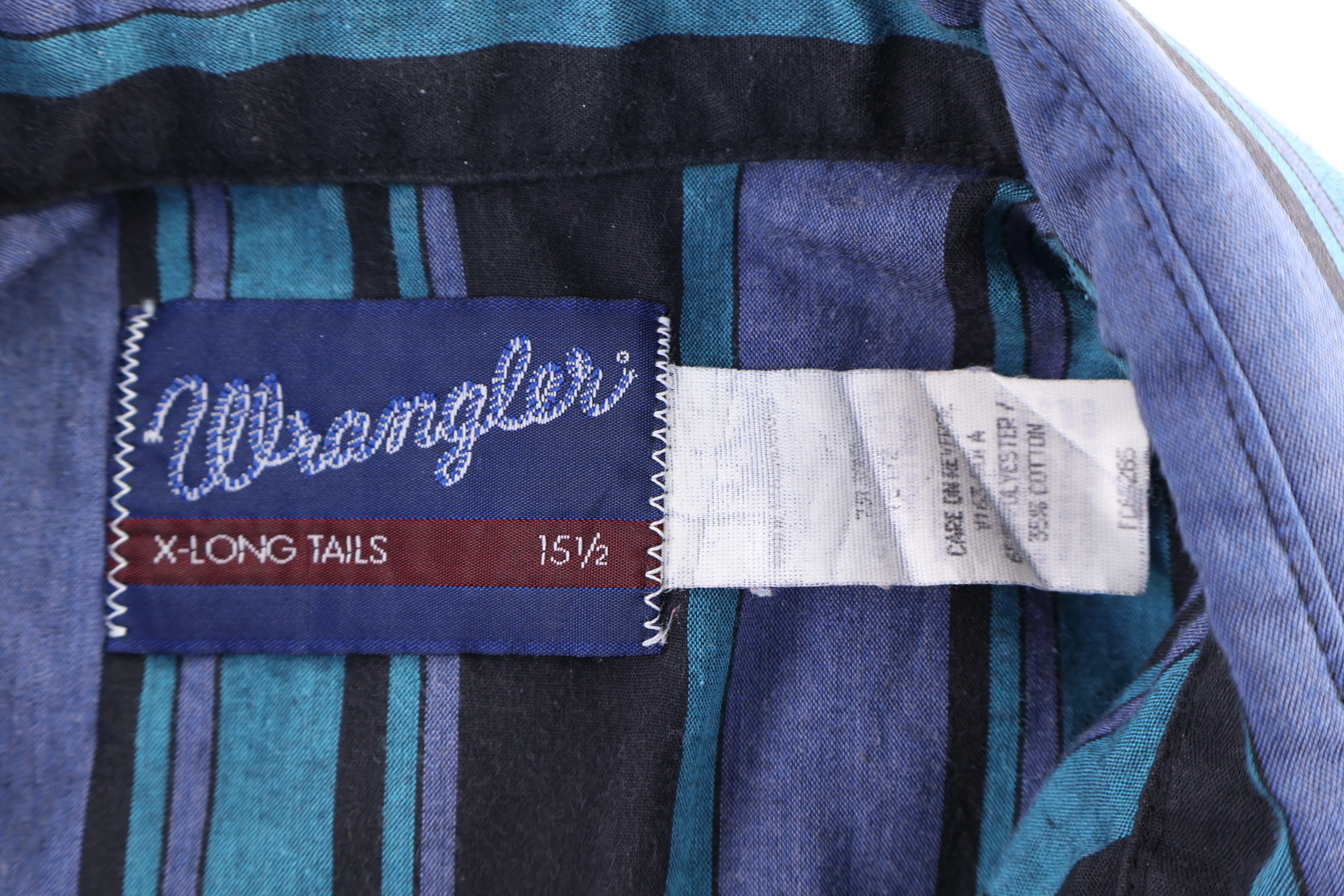 80's Wrangler Multicolor Button Down - Image 3