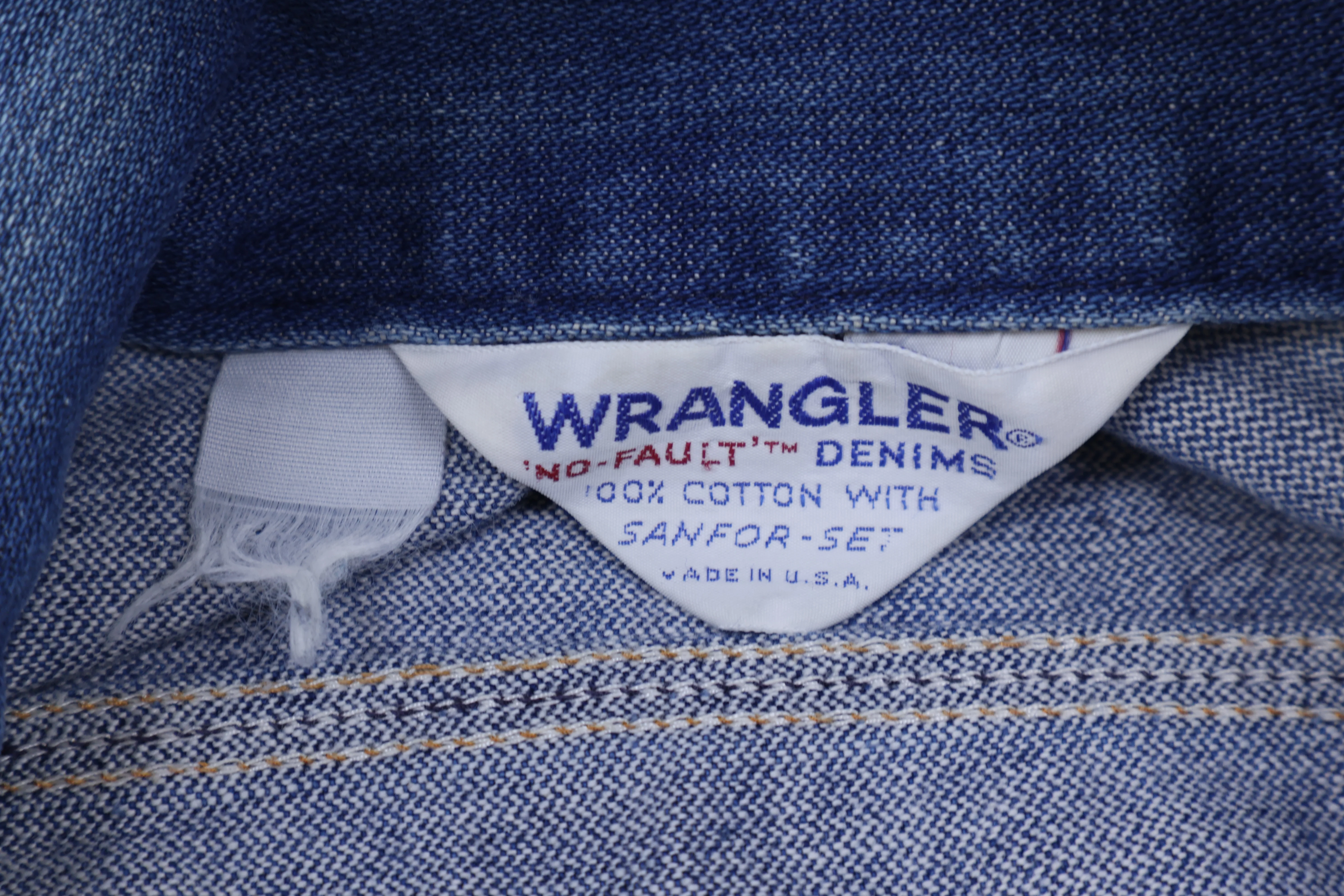 80's Wrangler No Fault Denim Jacket - Image 3