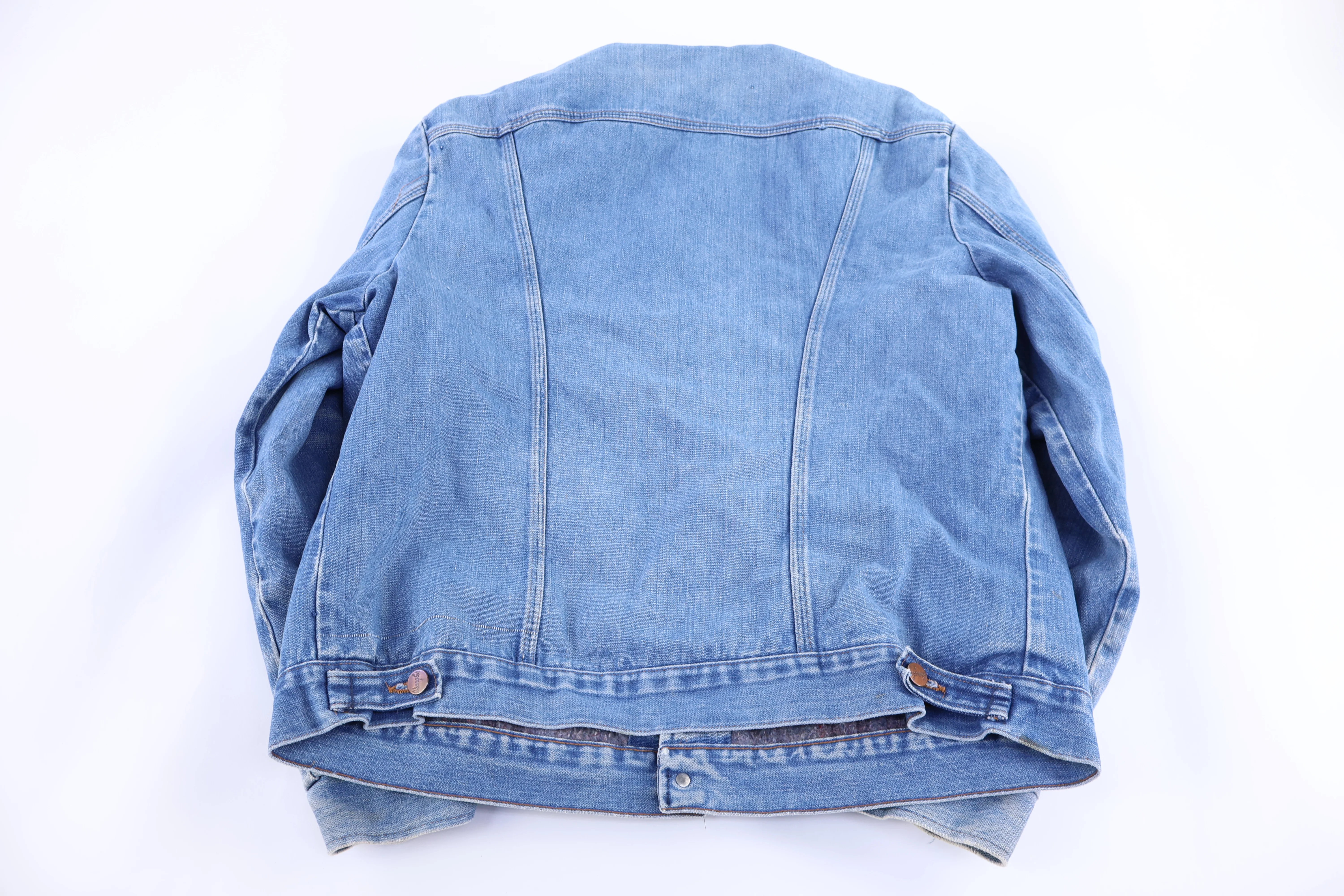 80's Wrangler No Fault Denim Trucker Jacket - Image 2