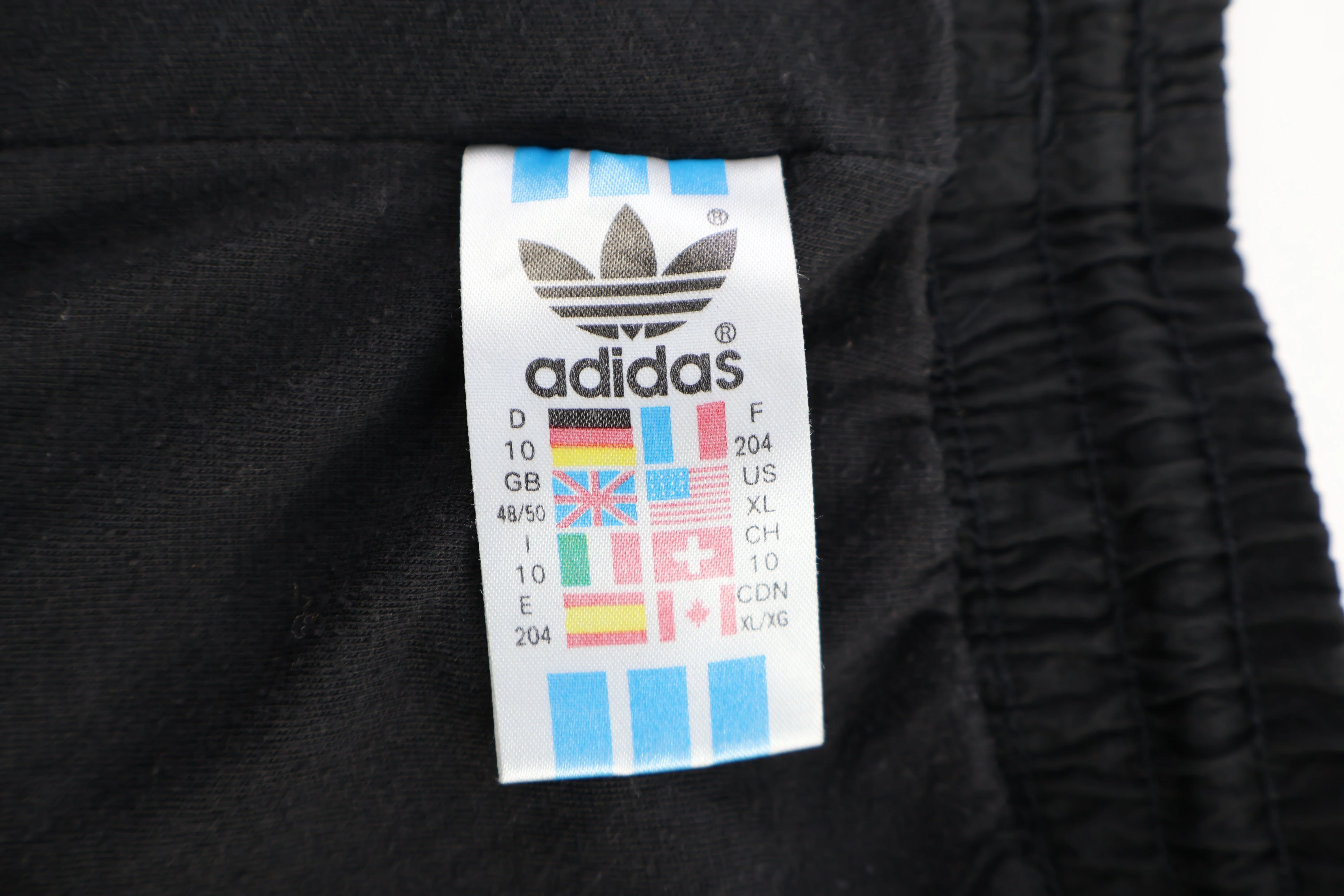 90's Adidas Embroidered Logo Black Track Pants - Image 4