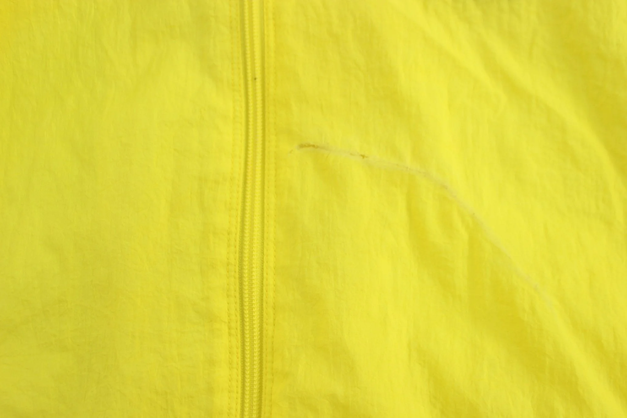 90's Adidas Embroidered Logo Black & Yellow Striped Zip Up Jacket - Image 4