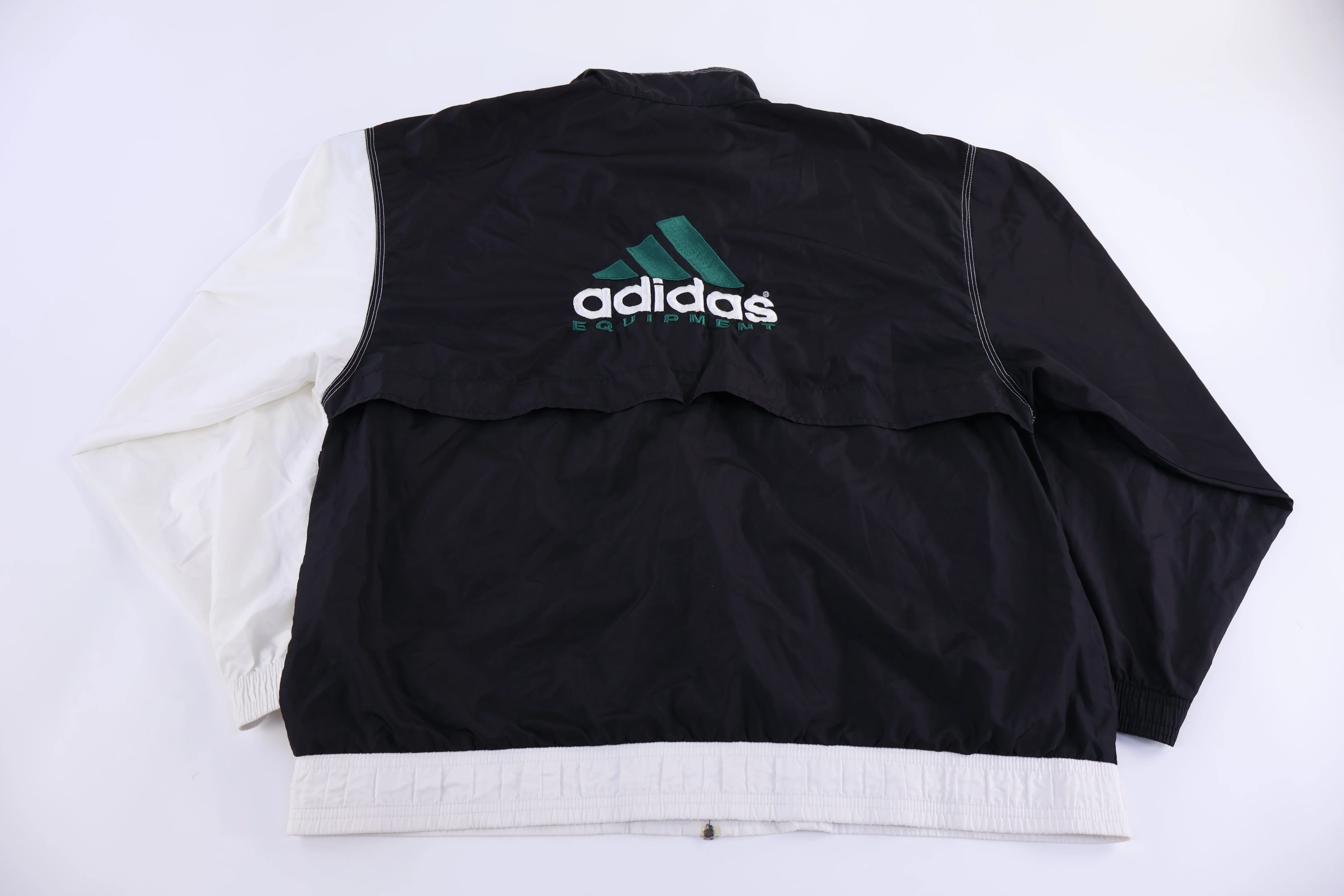 90's Adidas Embroidered Logo Full Zip Jacket - Image 2