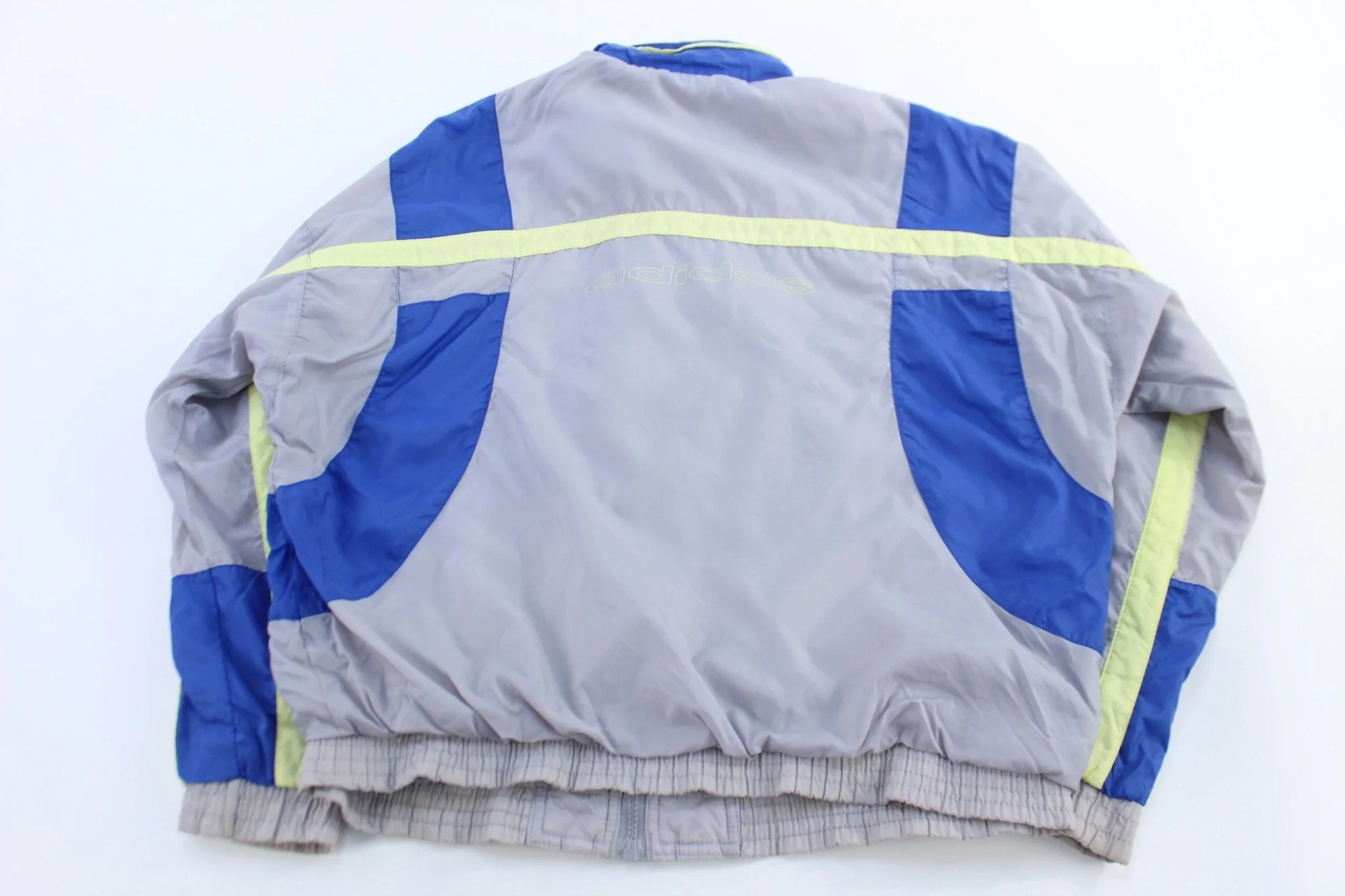 90's Adidas Embroidered Logo Full Zip Windbreaker - Image 2