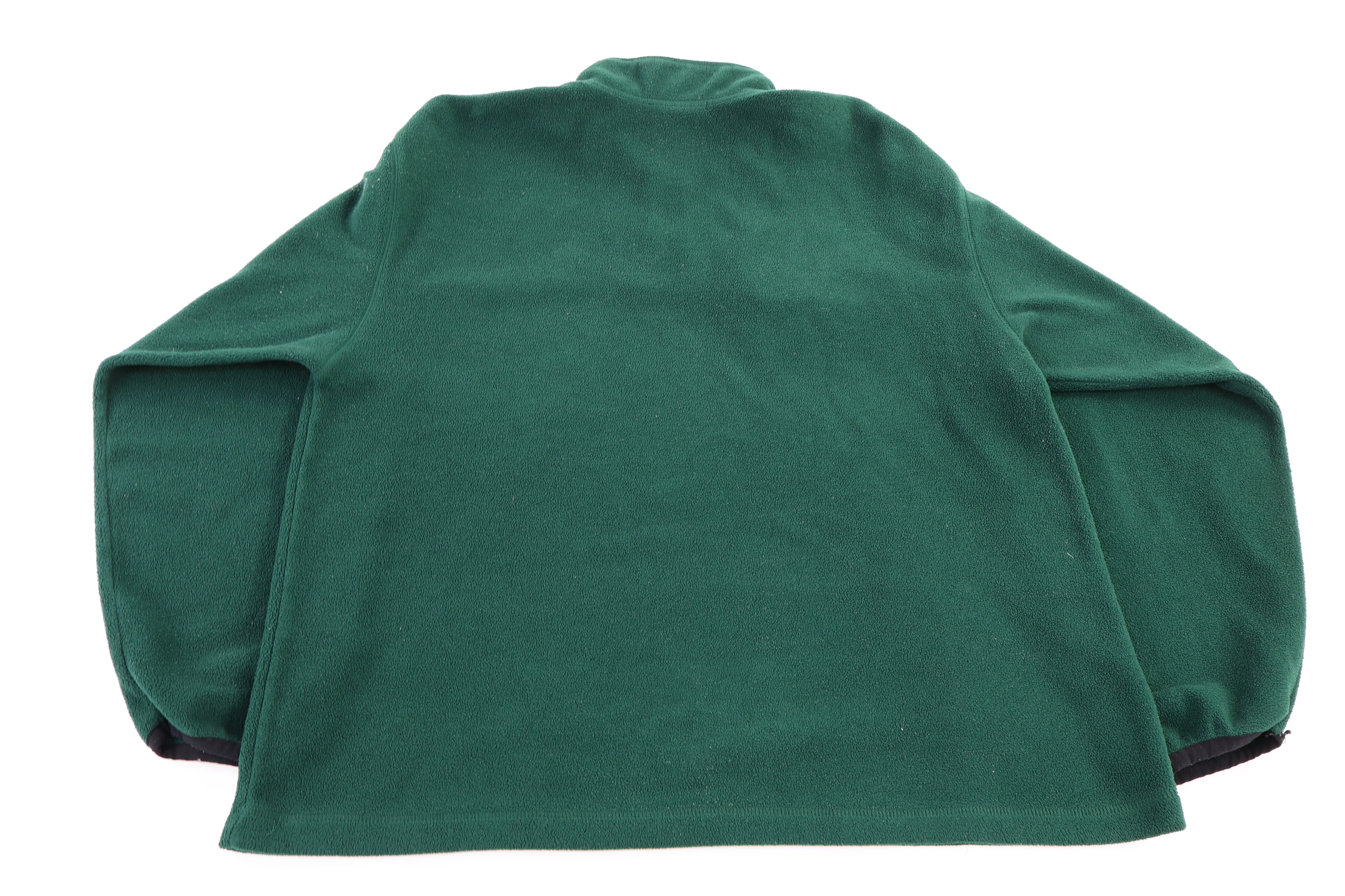 90's Adidas Embroidered Logo Green Fleece Sweater - Image 3