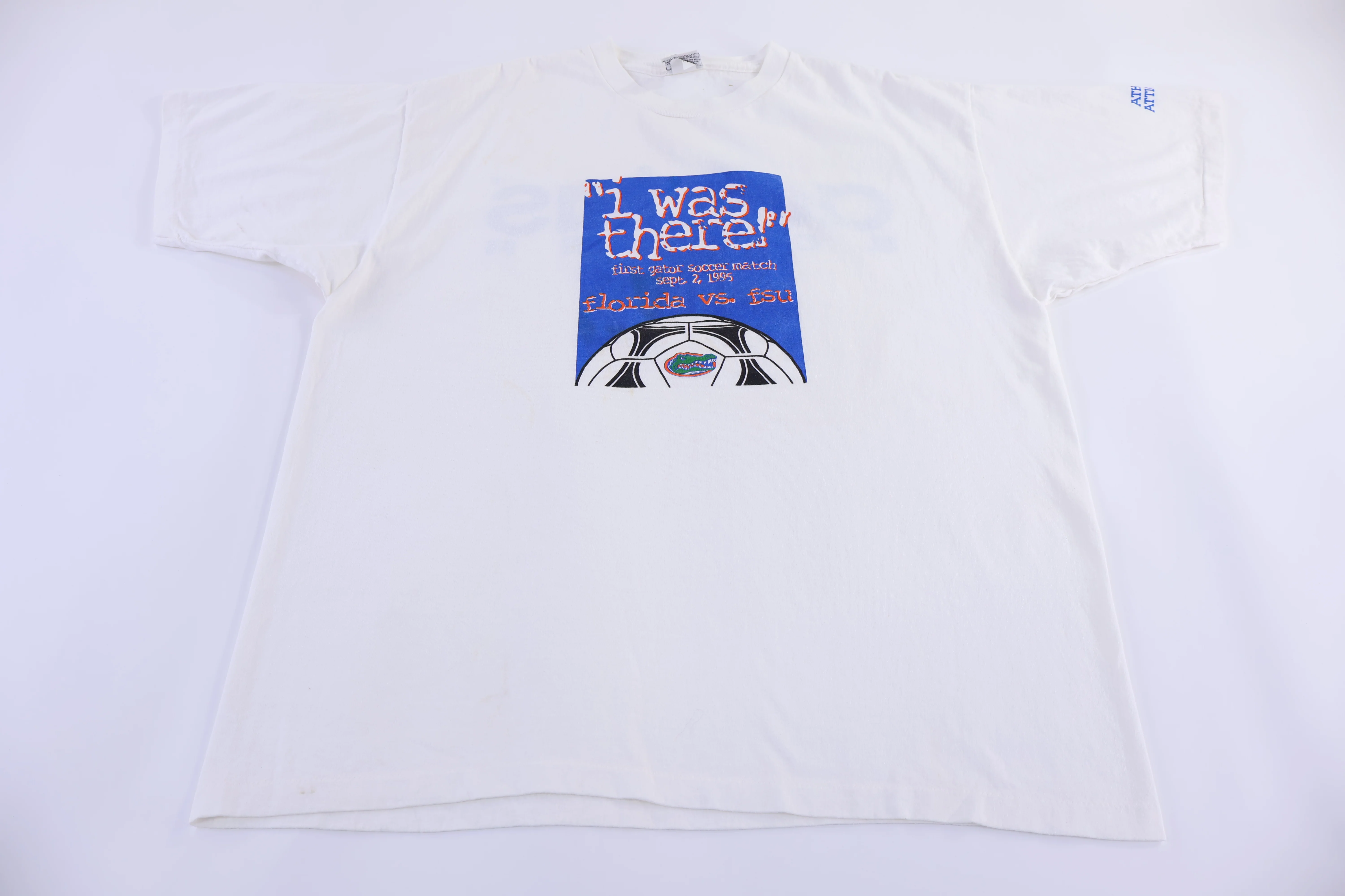 90's Adidas Florida Vs FSU T-shirt - Image 2