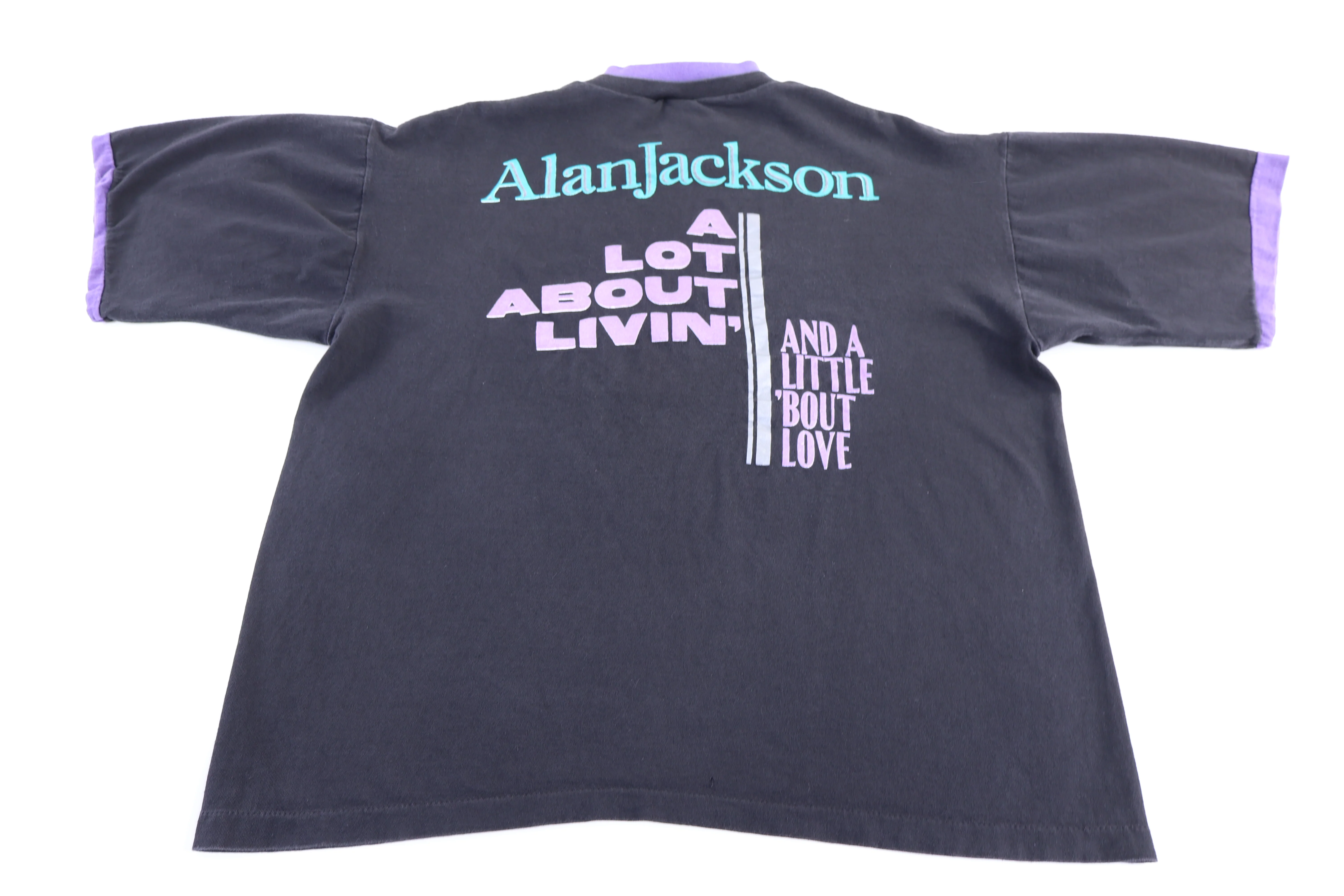 90's Alan Jackson A Lot About Living Tour T-shirt - Image 2