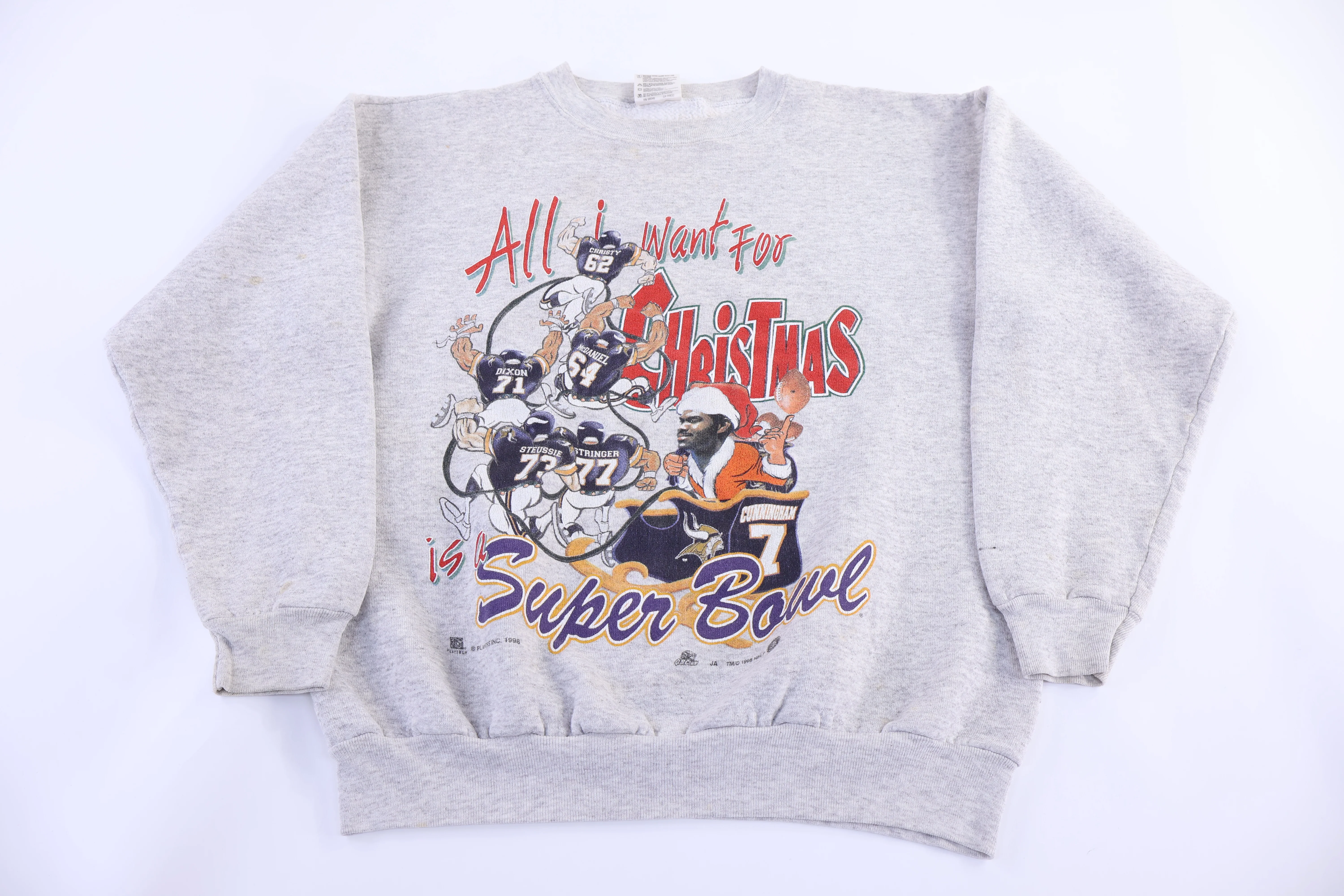 90's All I Want For Christmas Is A Superbowl Sweatshirt