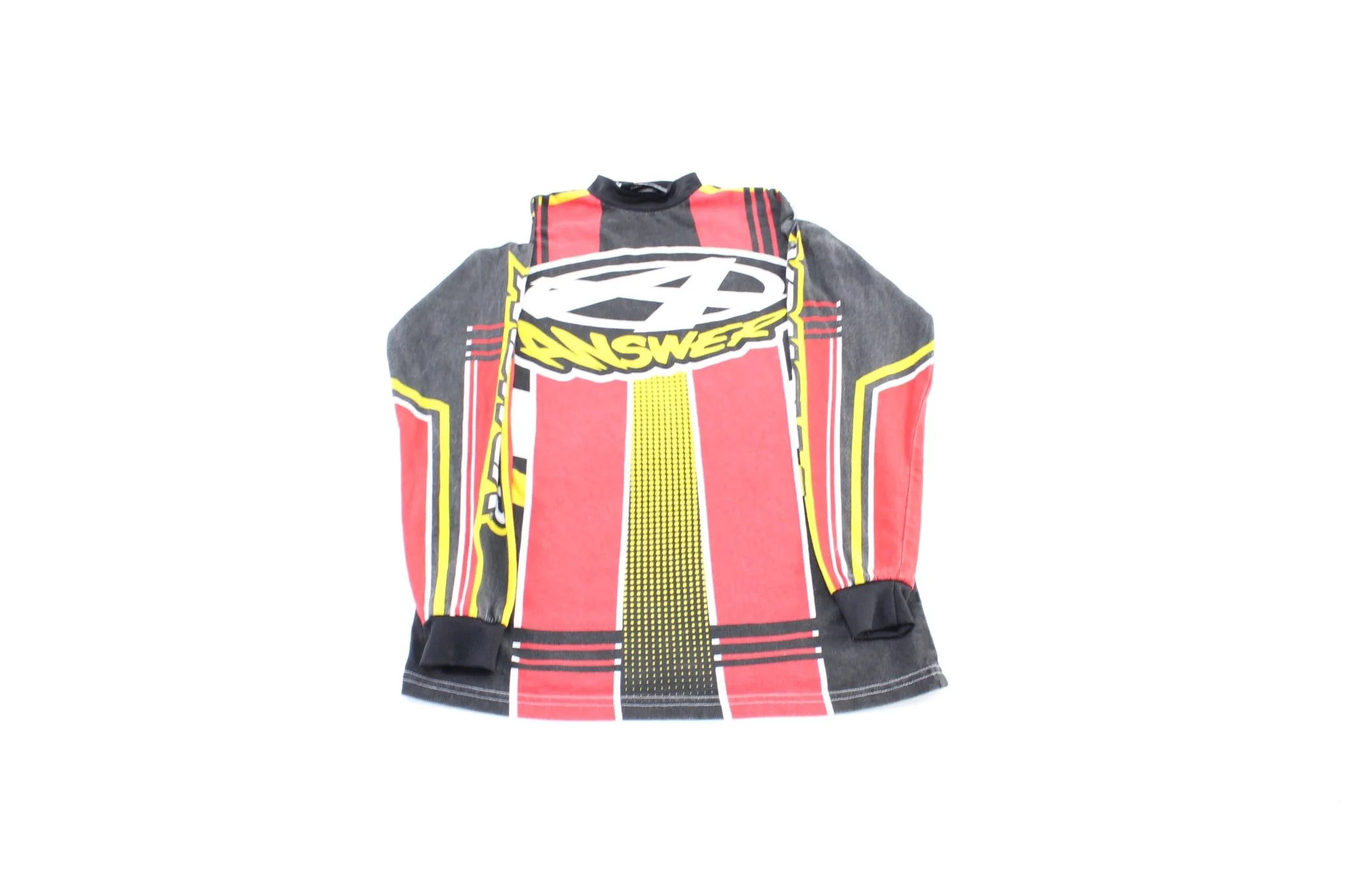 90's Answer Racewear Striped LS T-Shirt