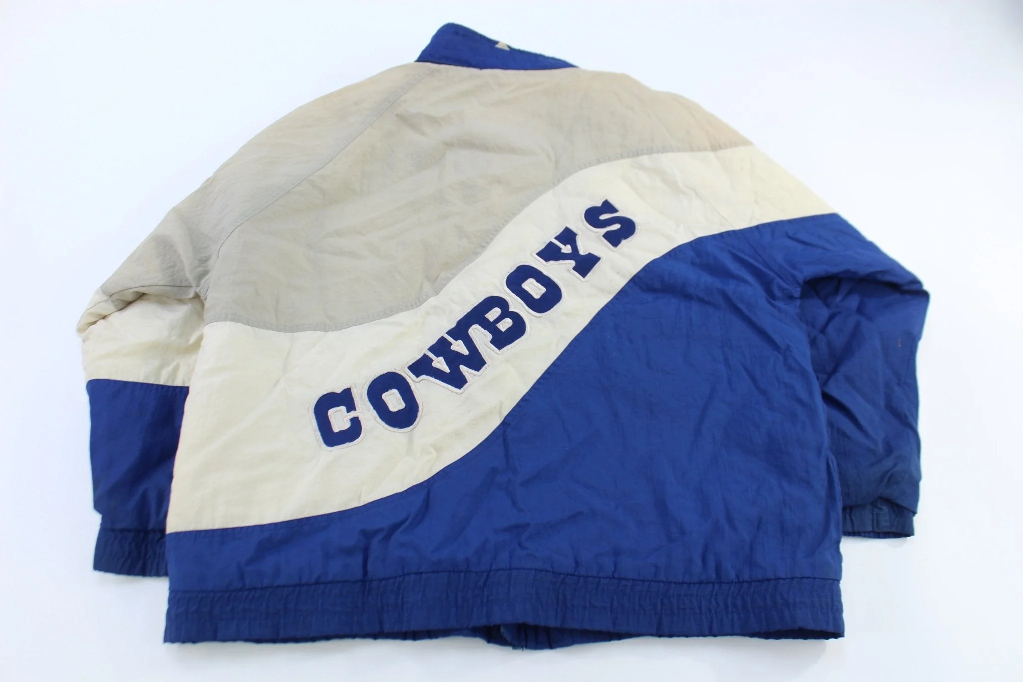 90's Apex One Dallas Cowboys Football Full Zip Puffer Jacket - Image 2