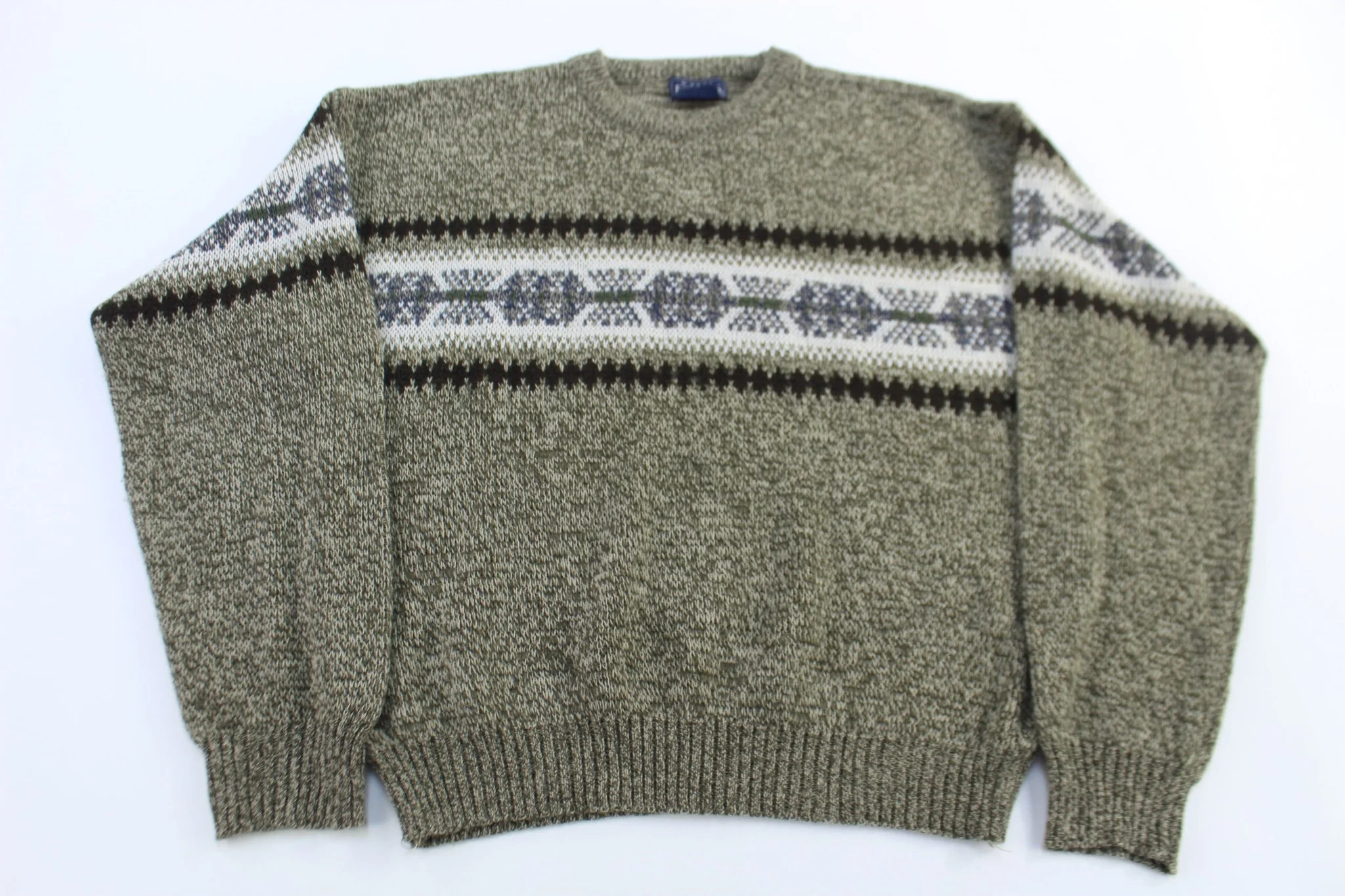 90's Basic Editions Multipatterned Knit Sweater